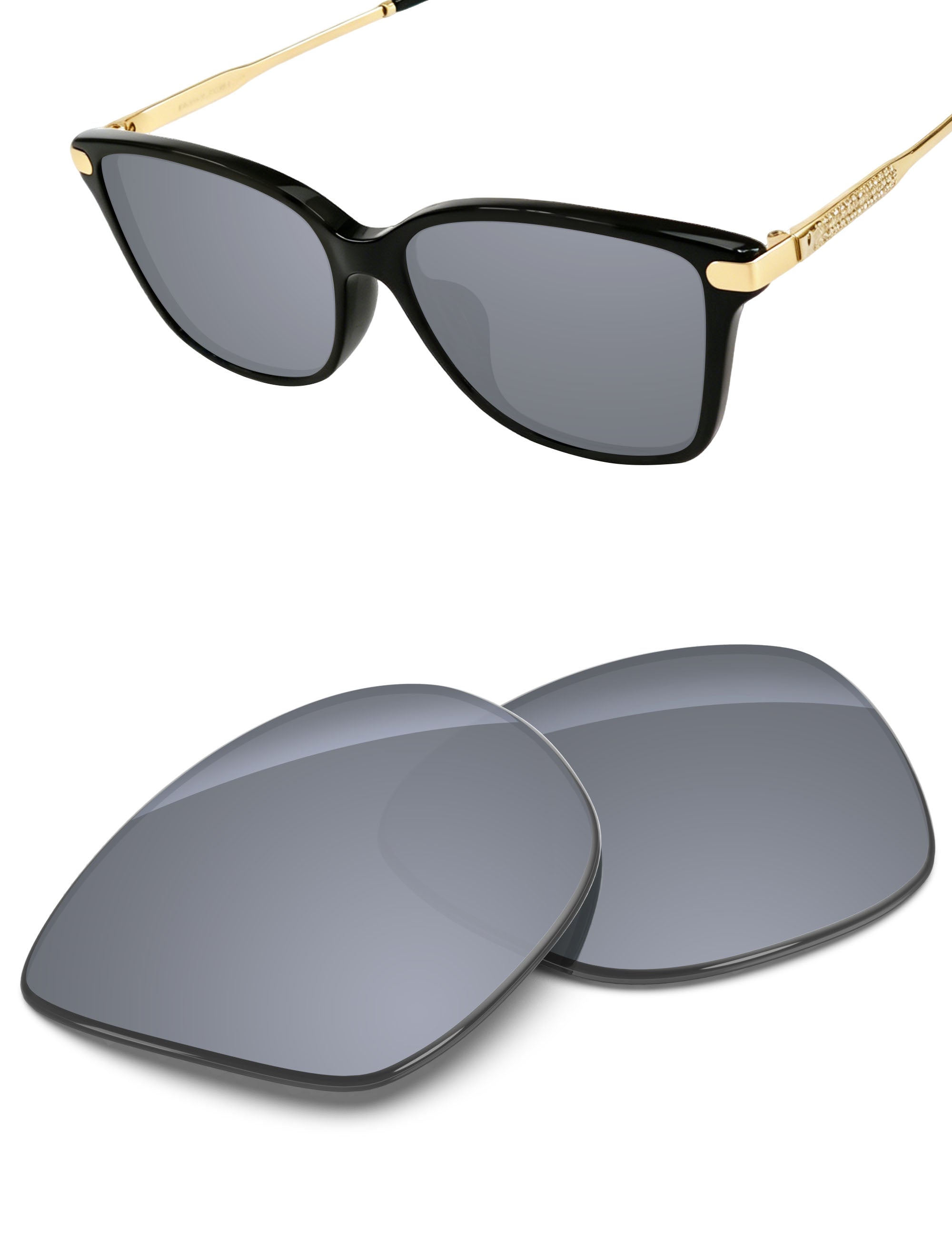 Silver Metallic FlashMirror™-Non-Polarized