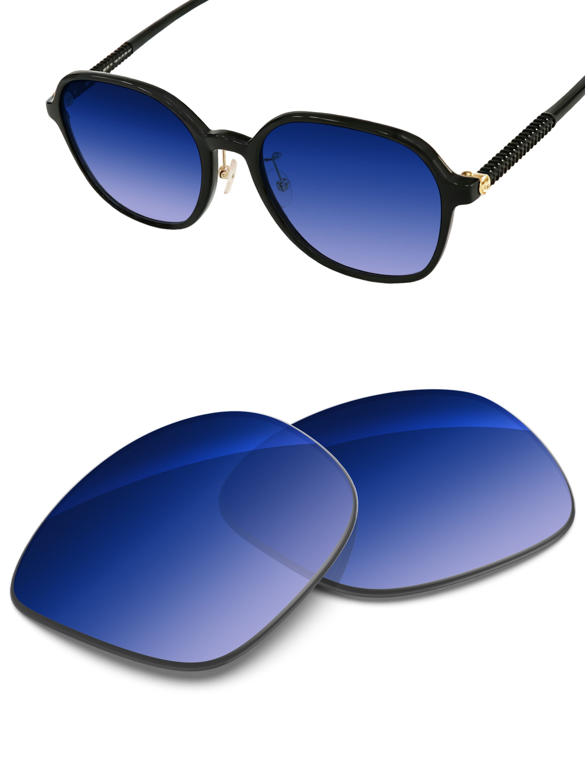 Aqua Blue Gradient-Non-Polarized
