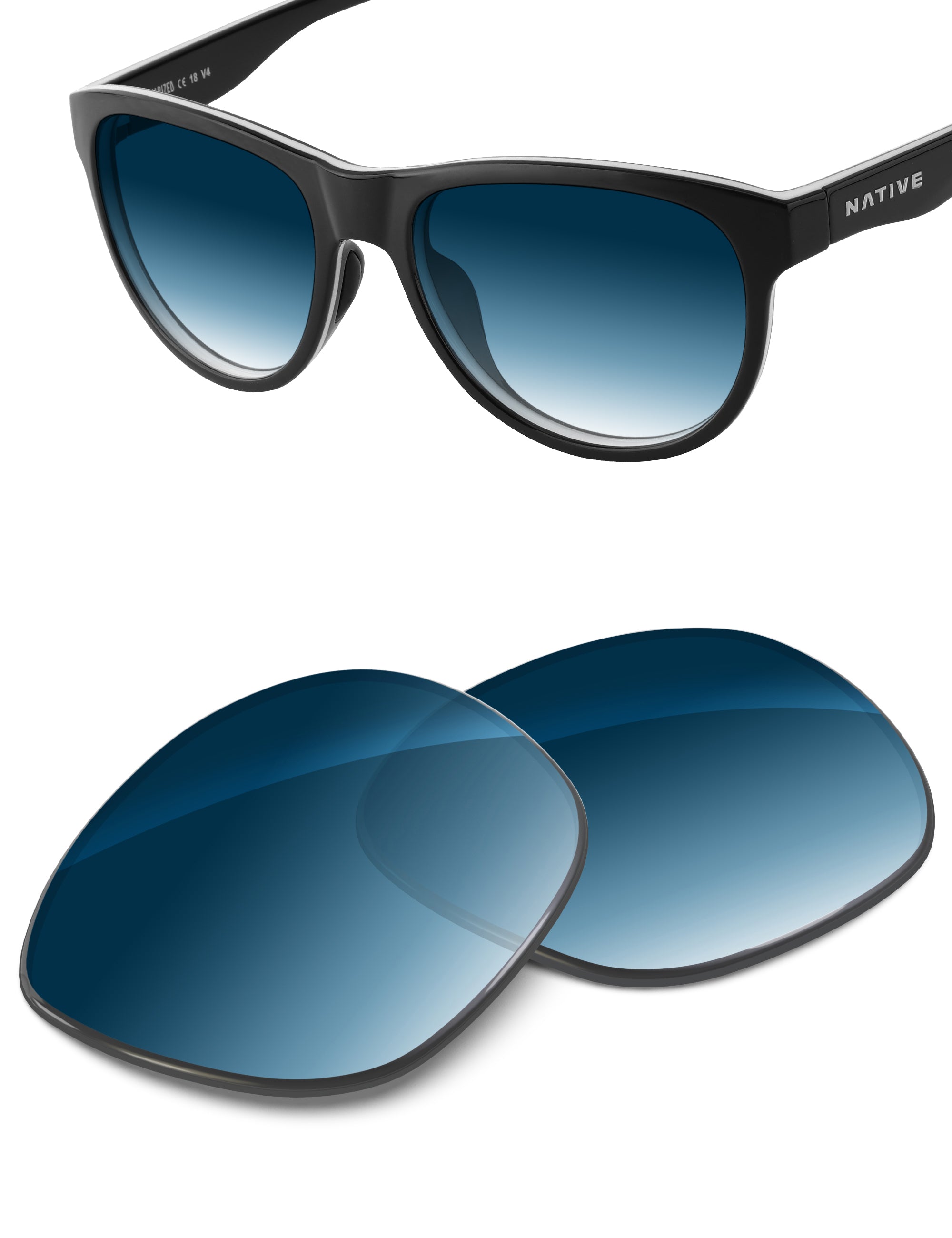 Blue Gradient-Non-Polarized