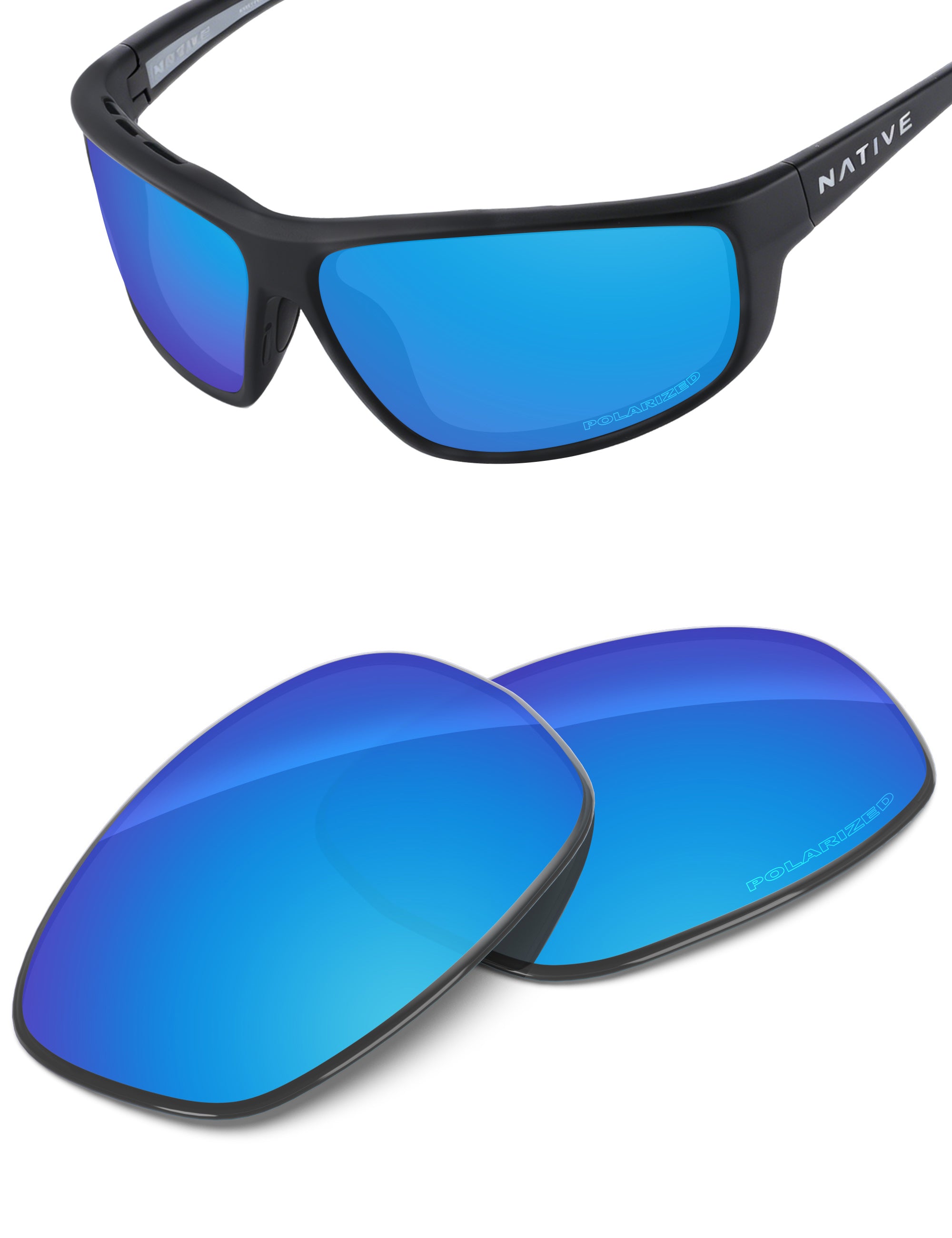 Sky Blue FlashMirror™-Polarized