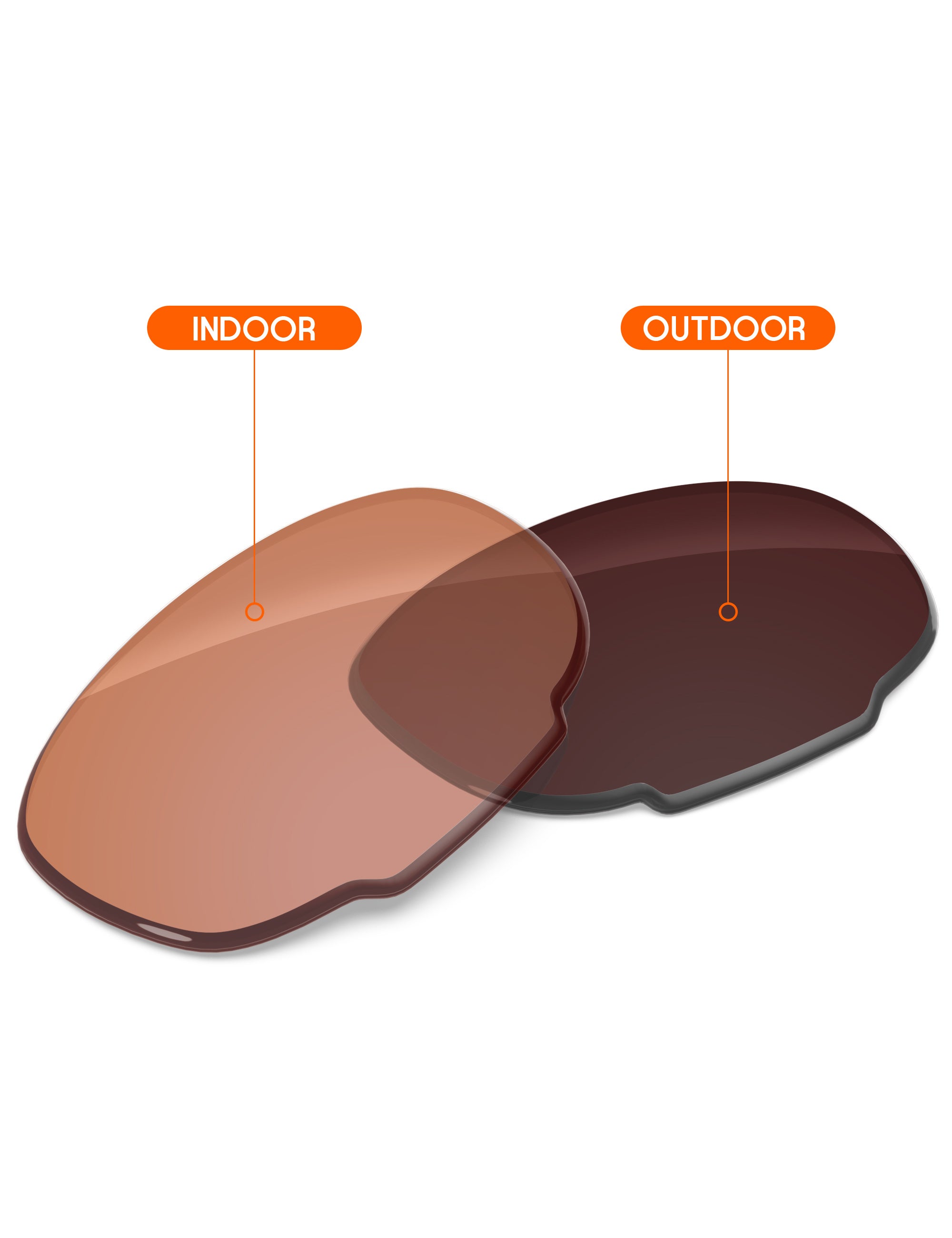 Orange Tint Photochromic-Non-Polarized