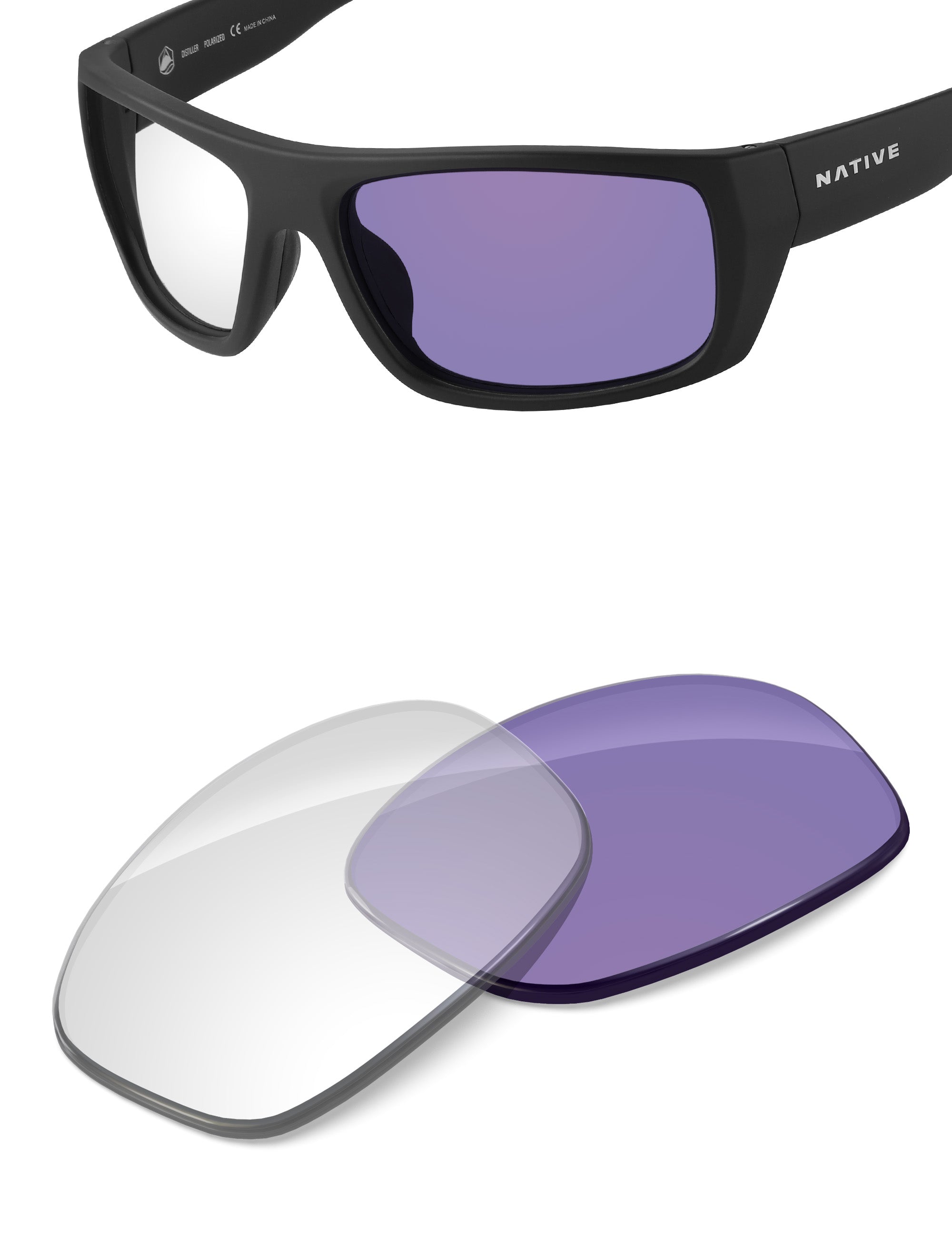 Adapt Purple Photochromic-Non-Polarized
