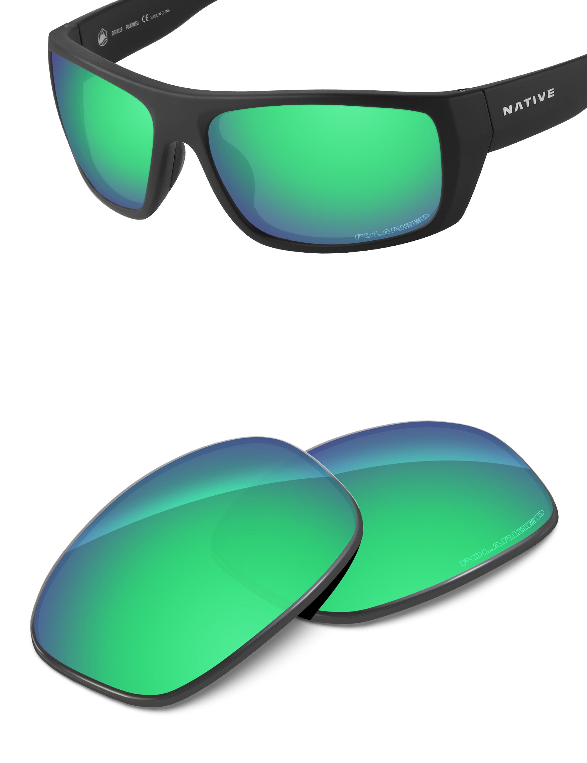 Emerald Green FlashMirror™-Polarized