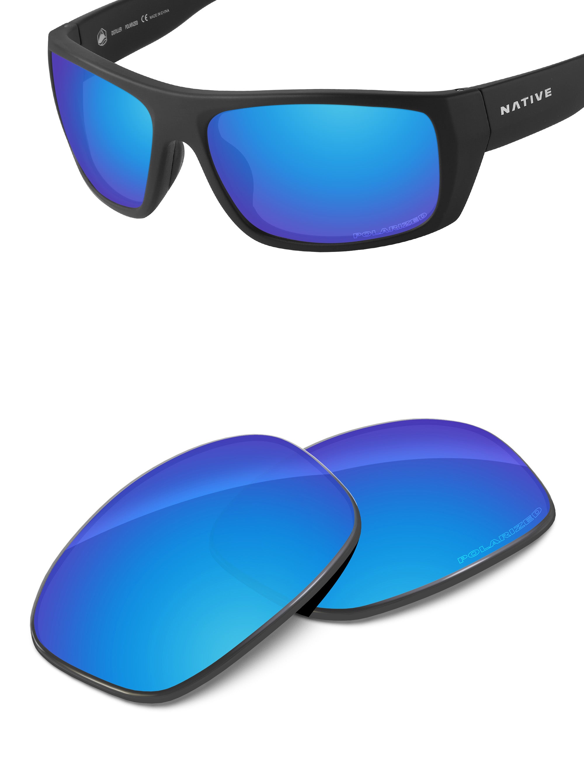 Sky Blue FlashMirror™-Polarized