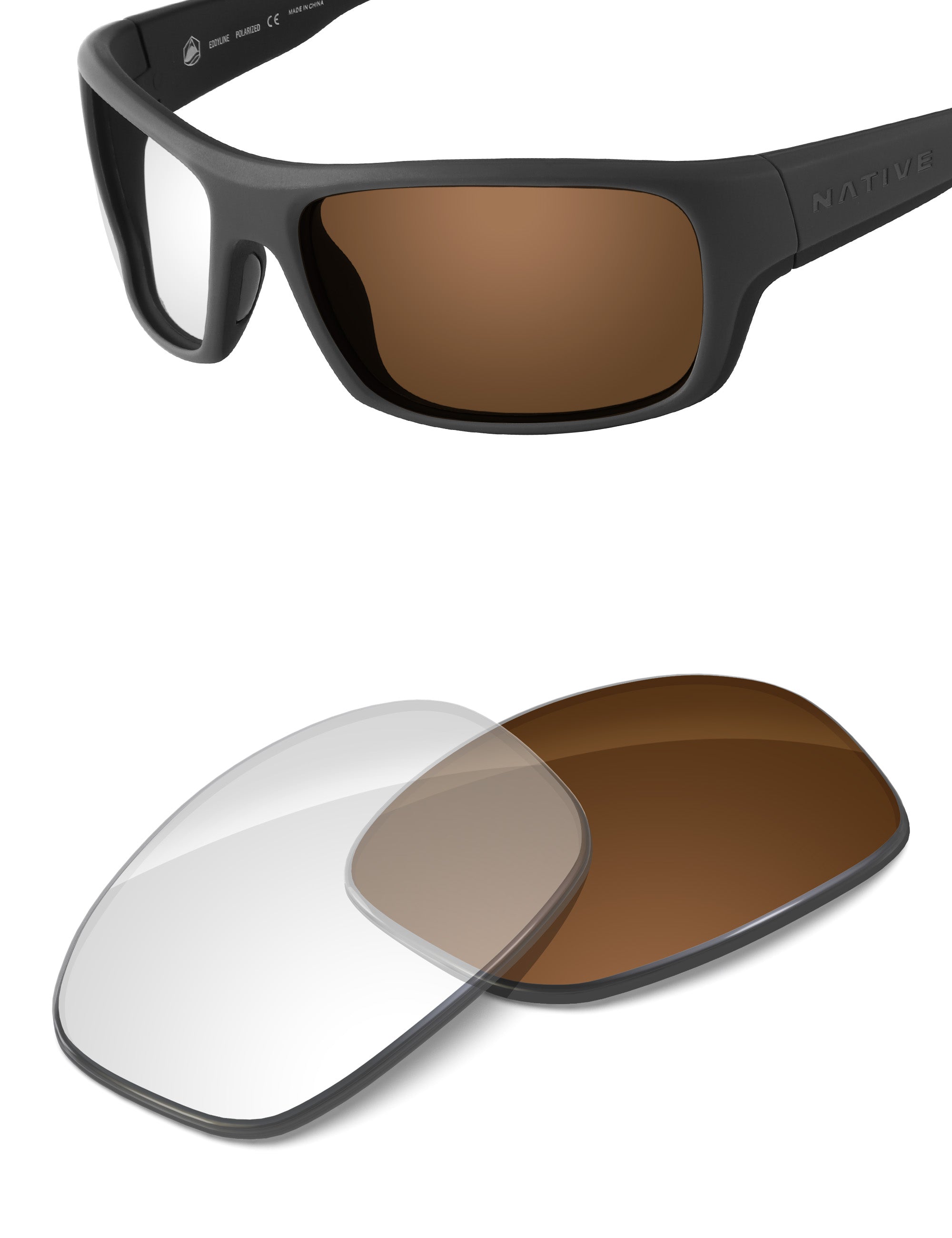 Adapt Brown Photochromic-Non-Polarized