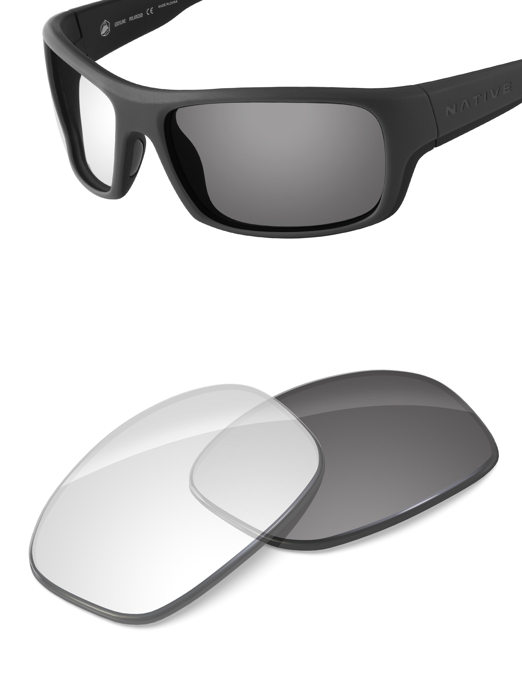 Adapt Gray Photochromic-Non-Polarized