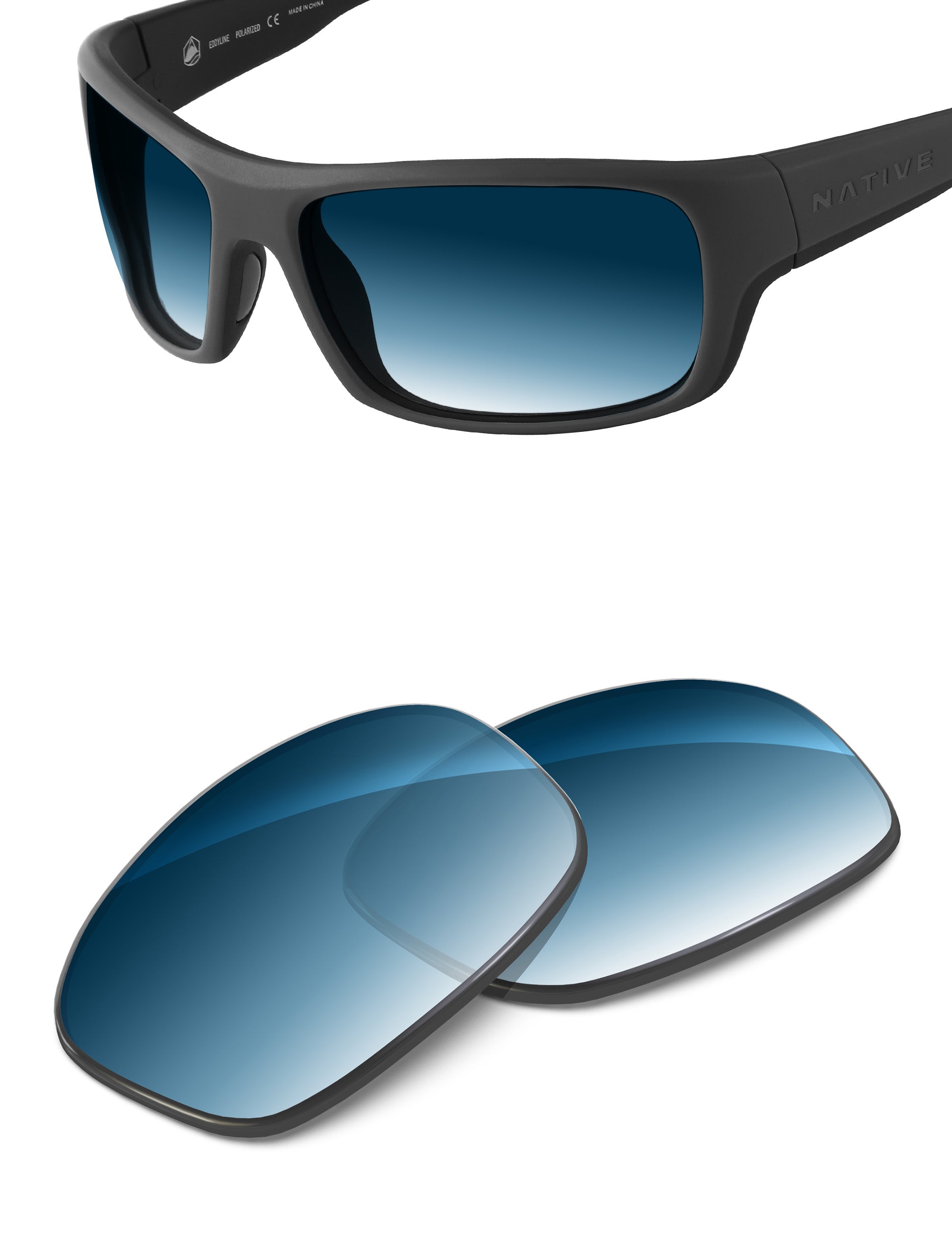 Blue Gradient-Non-Polarized