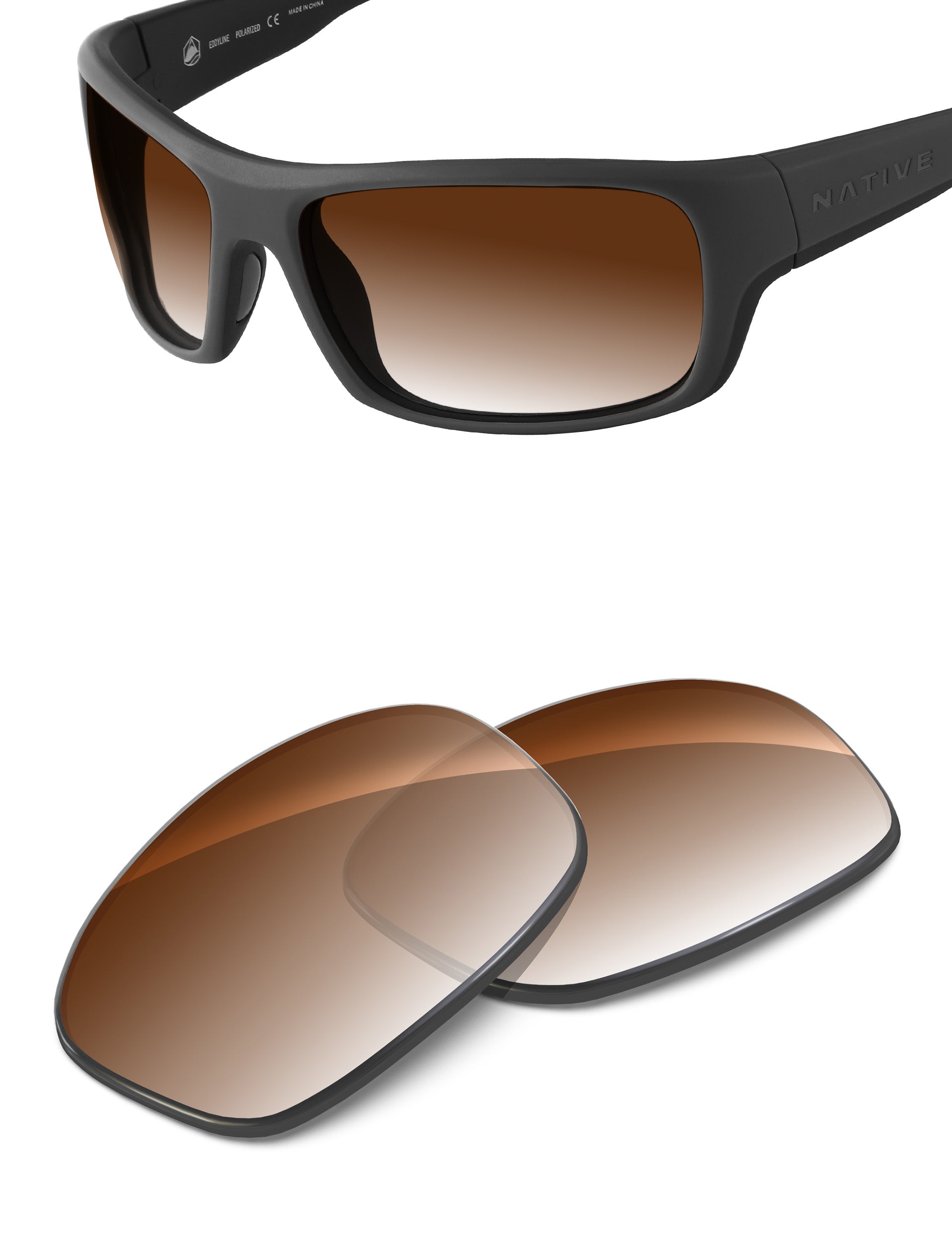 Brown Gradient-Non-Polarized