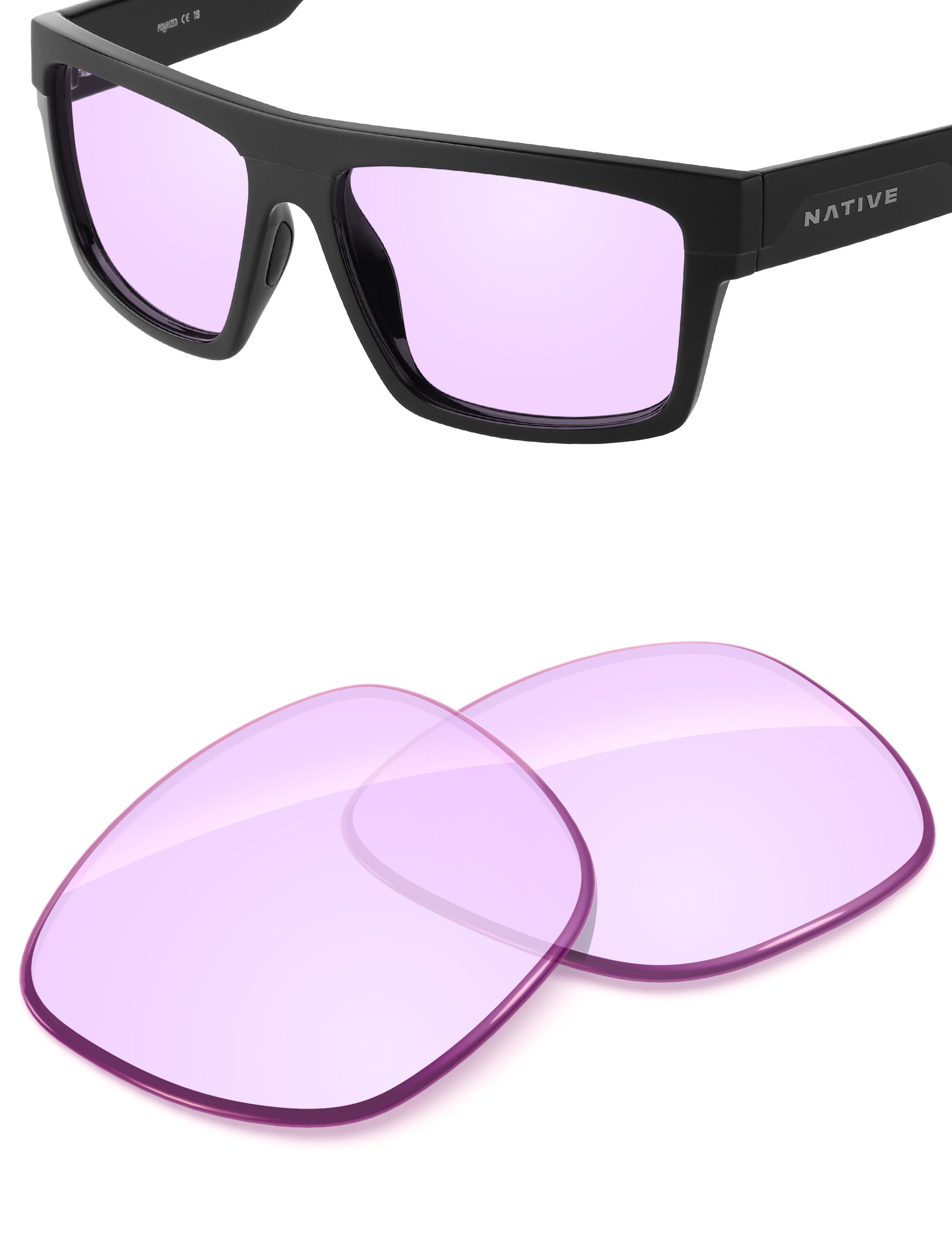 Low Light Pink-Non-Polarized