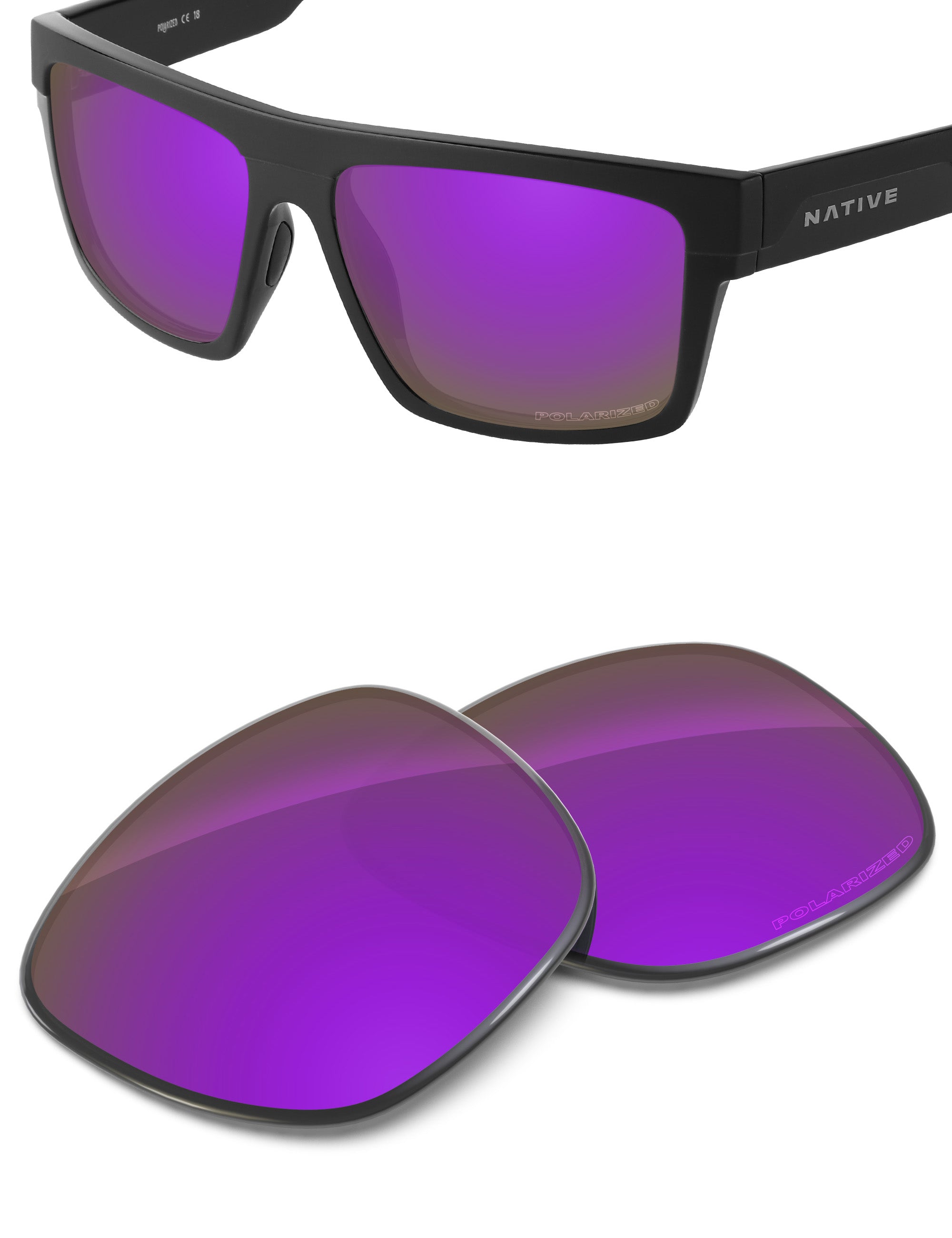 Plum Purple FlashMirror™-Polarized