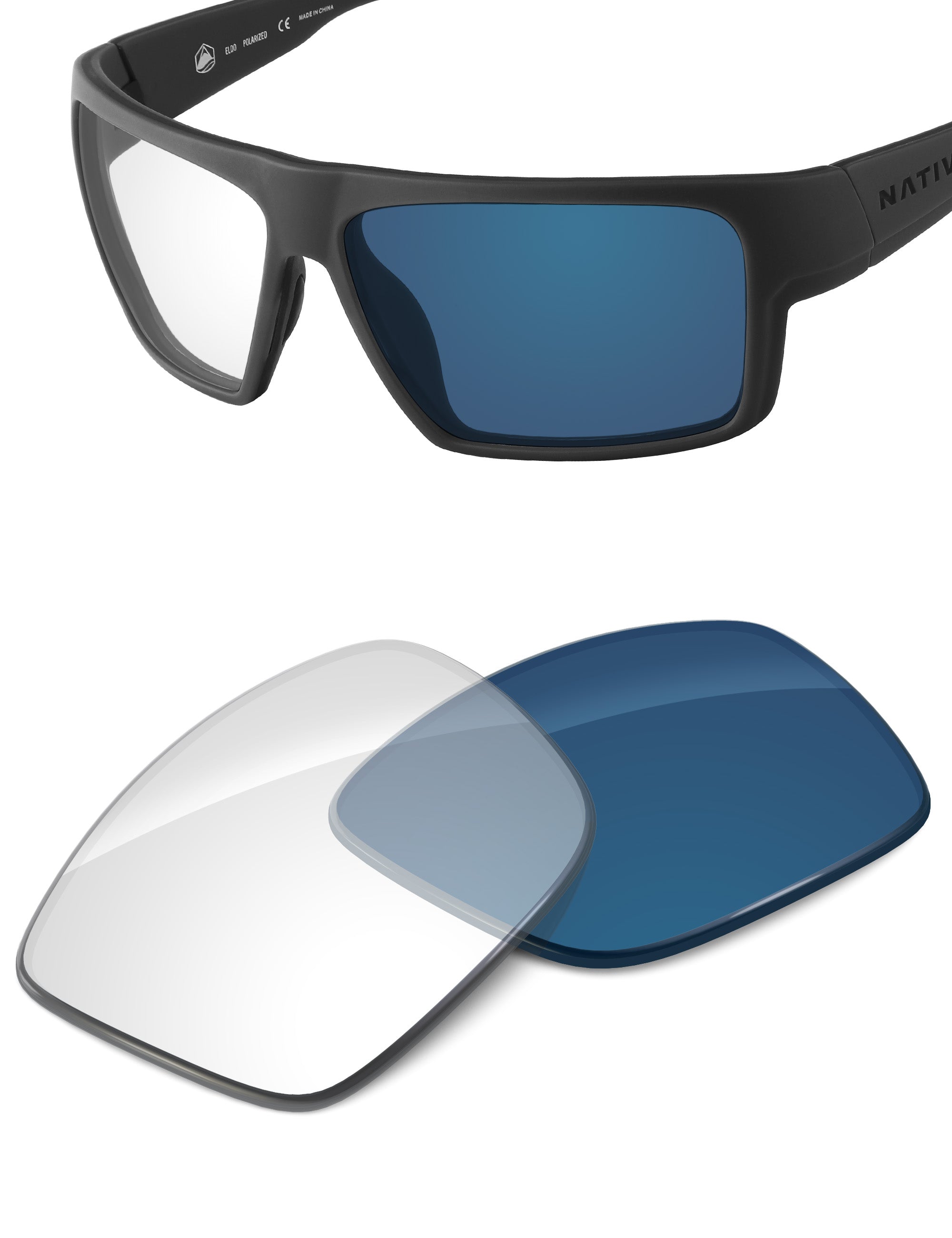 Adapt Blue Photochromic-Non-Polarized