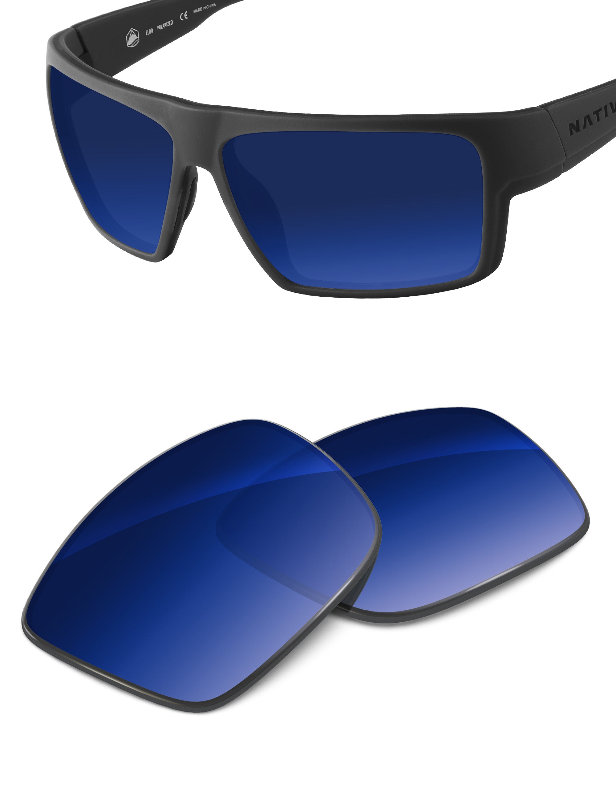 Aqua Blue Gradient-Non-Polarized