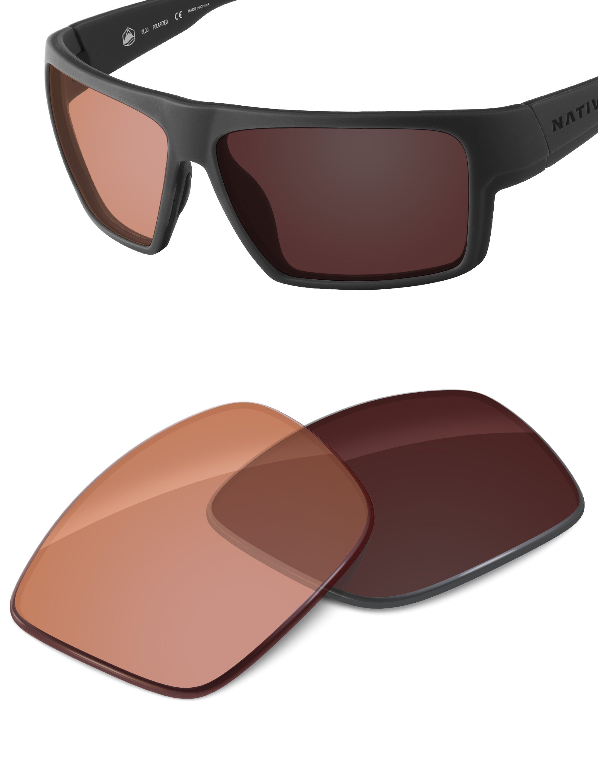 Orange Tint Photochromic-Non-Polarized