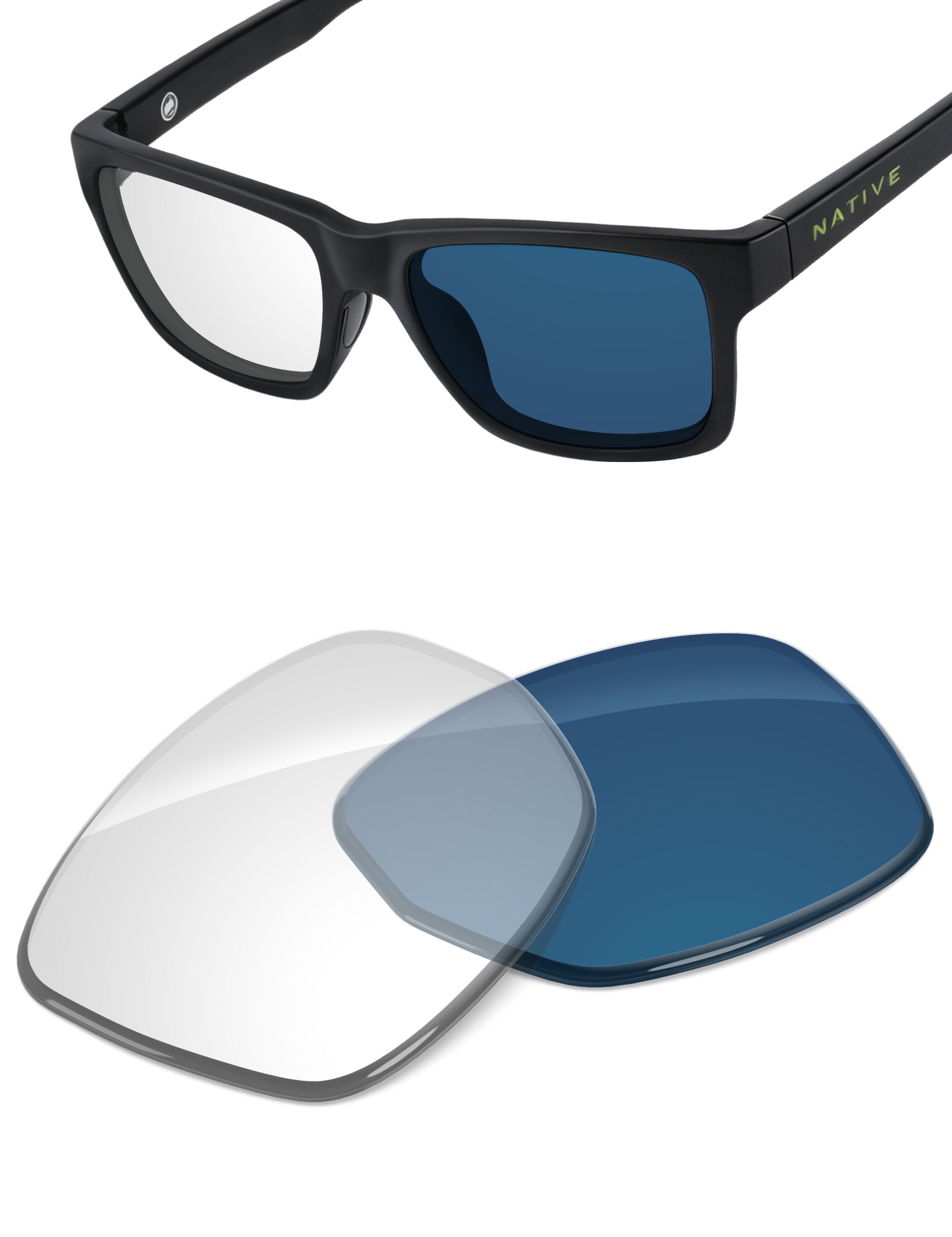 Adapt Blue Photochromic-Non-Polarized