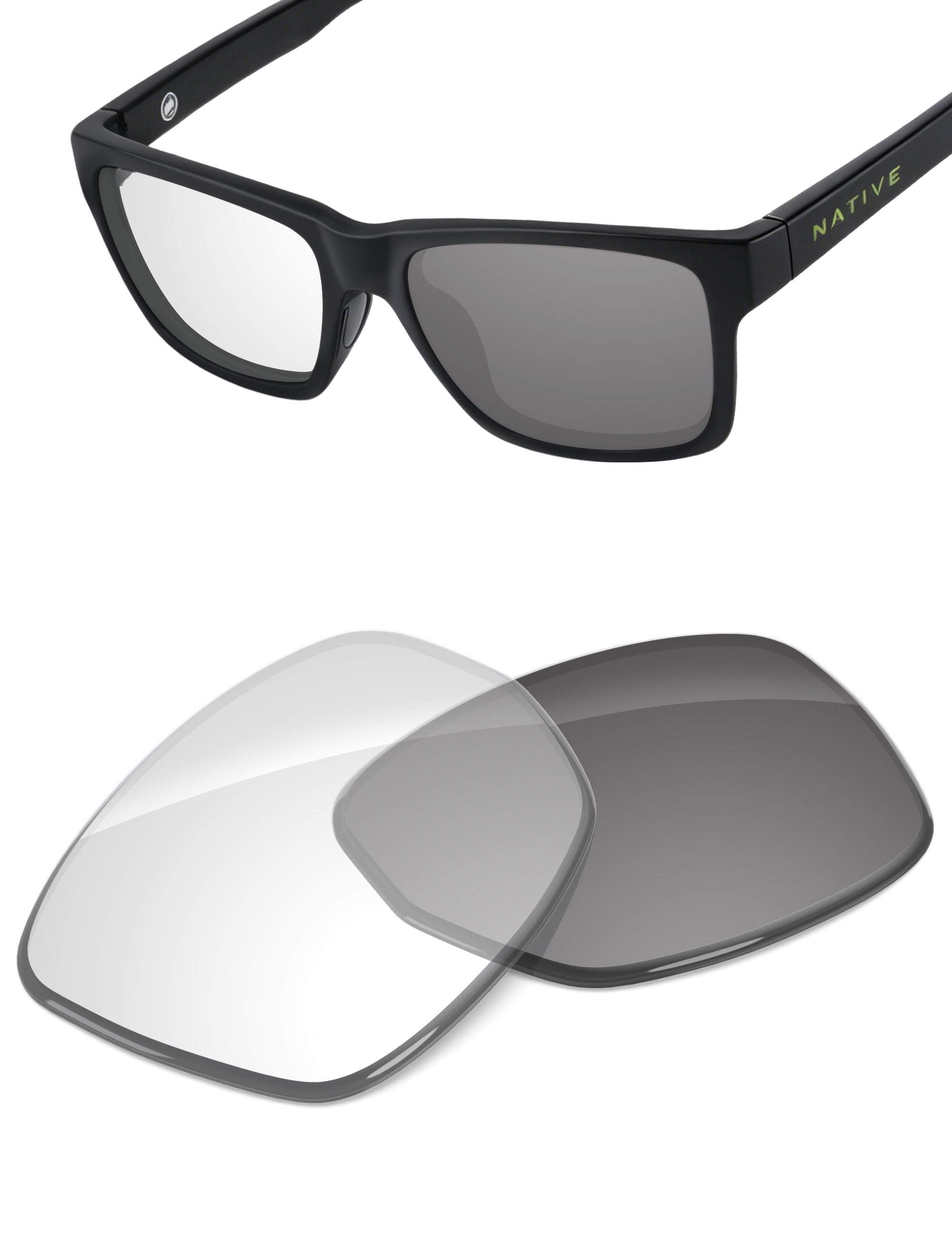 Adapt Gray Photochromic Blue Light Blocking-Non-Polarized