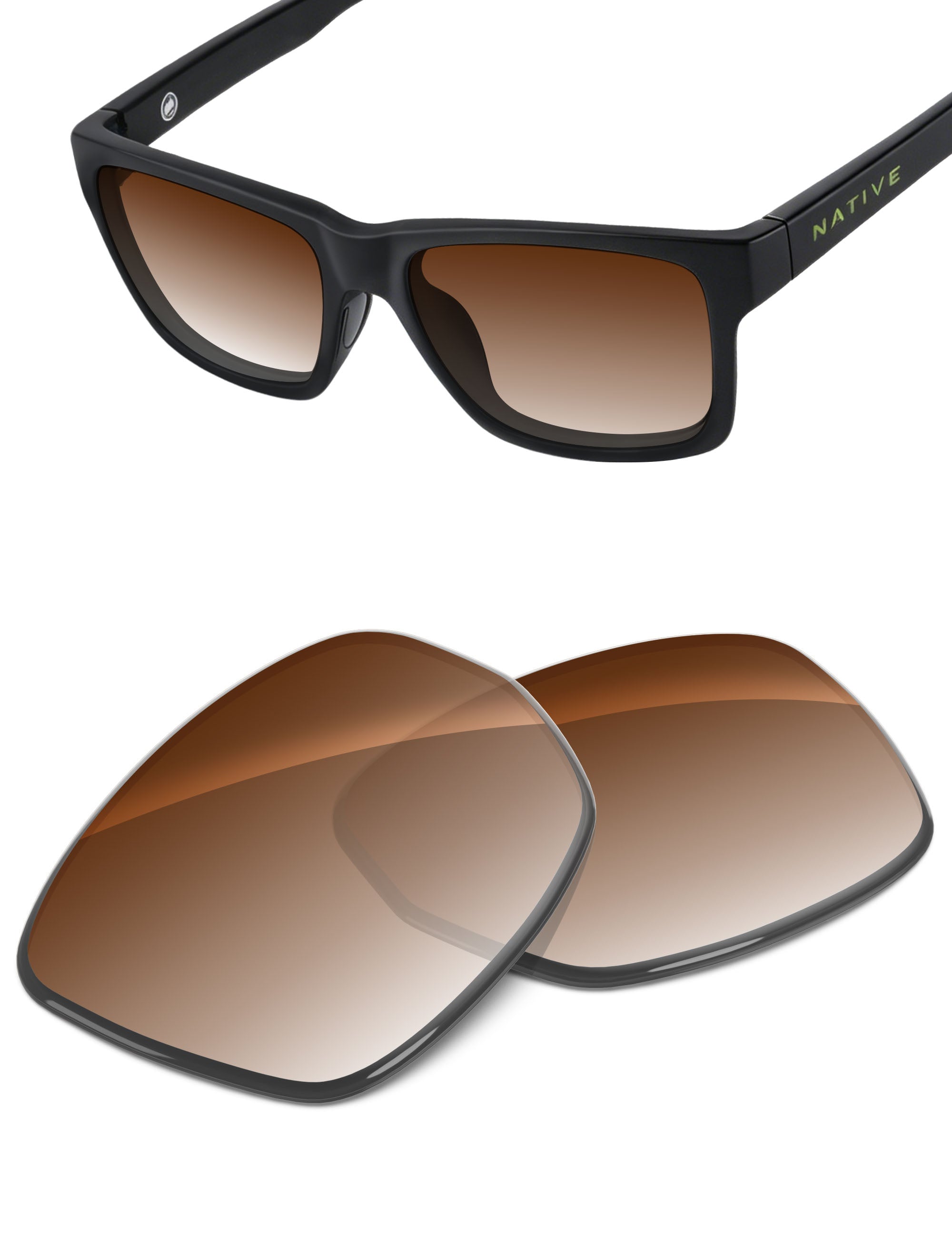 Brown Gradient-Non-Polarized