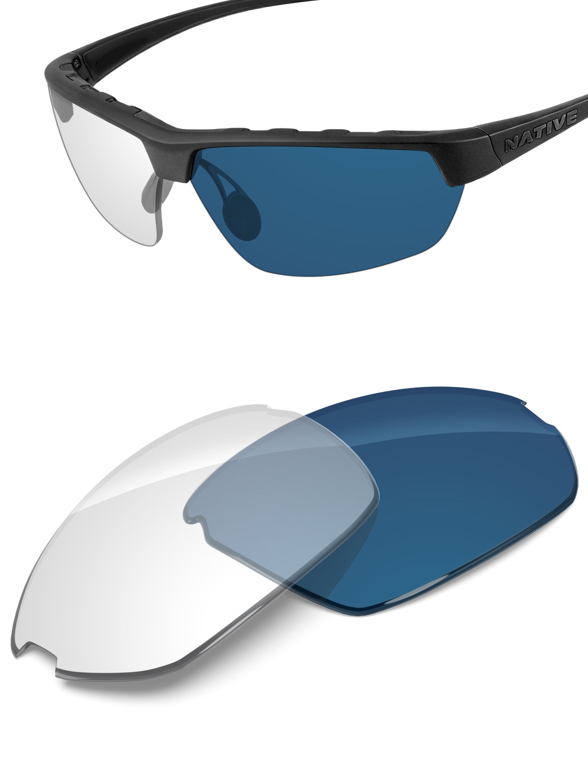 Adapt Blue Photochromic-Non-Polarized