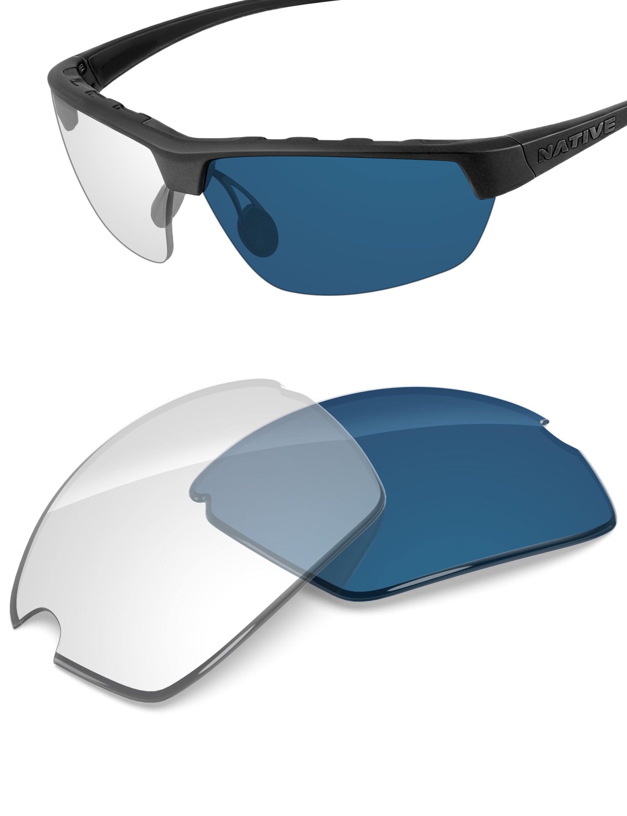 Adapt Blue Photochromic-Non-Polarized