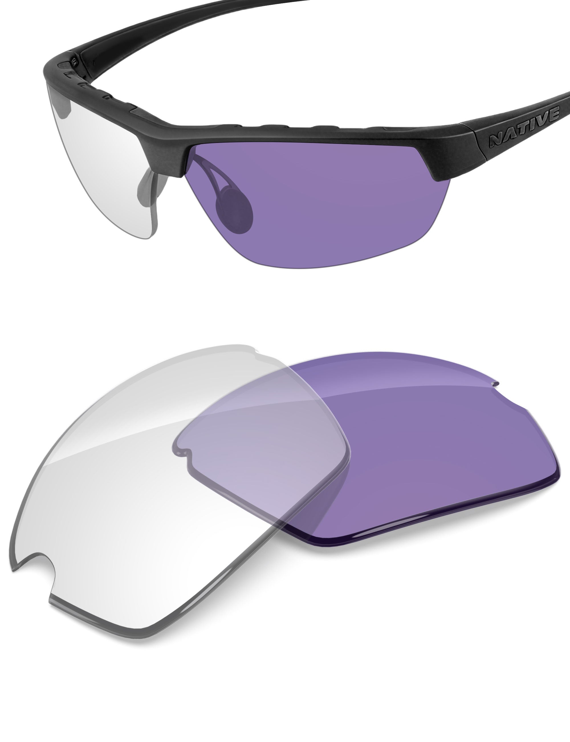 Adapt Purple Photochromic-Non-Polarized