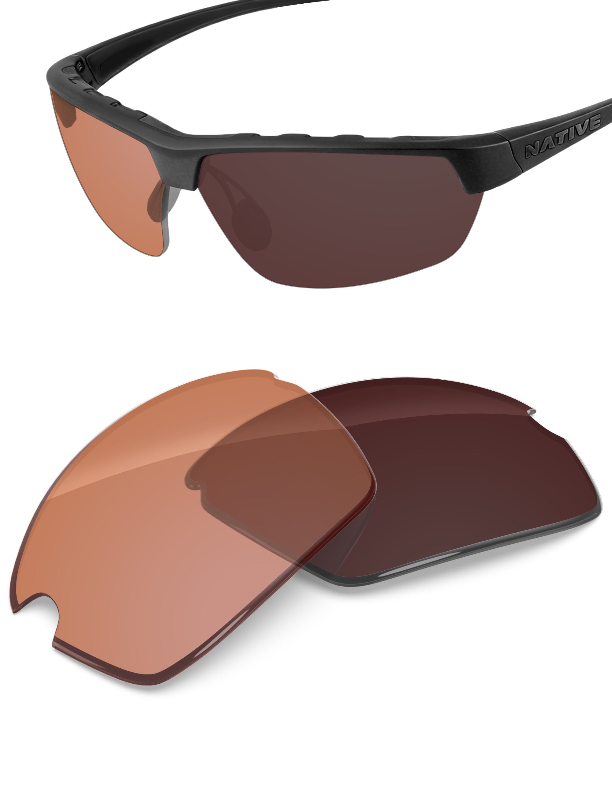 Orange Tint Photochromic-Non-Polarized