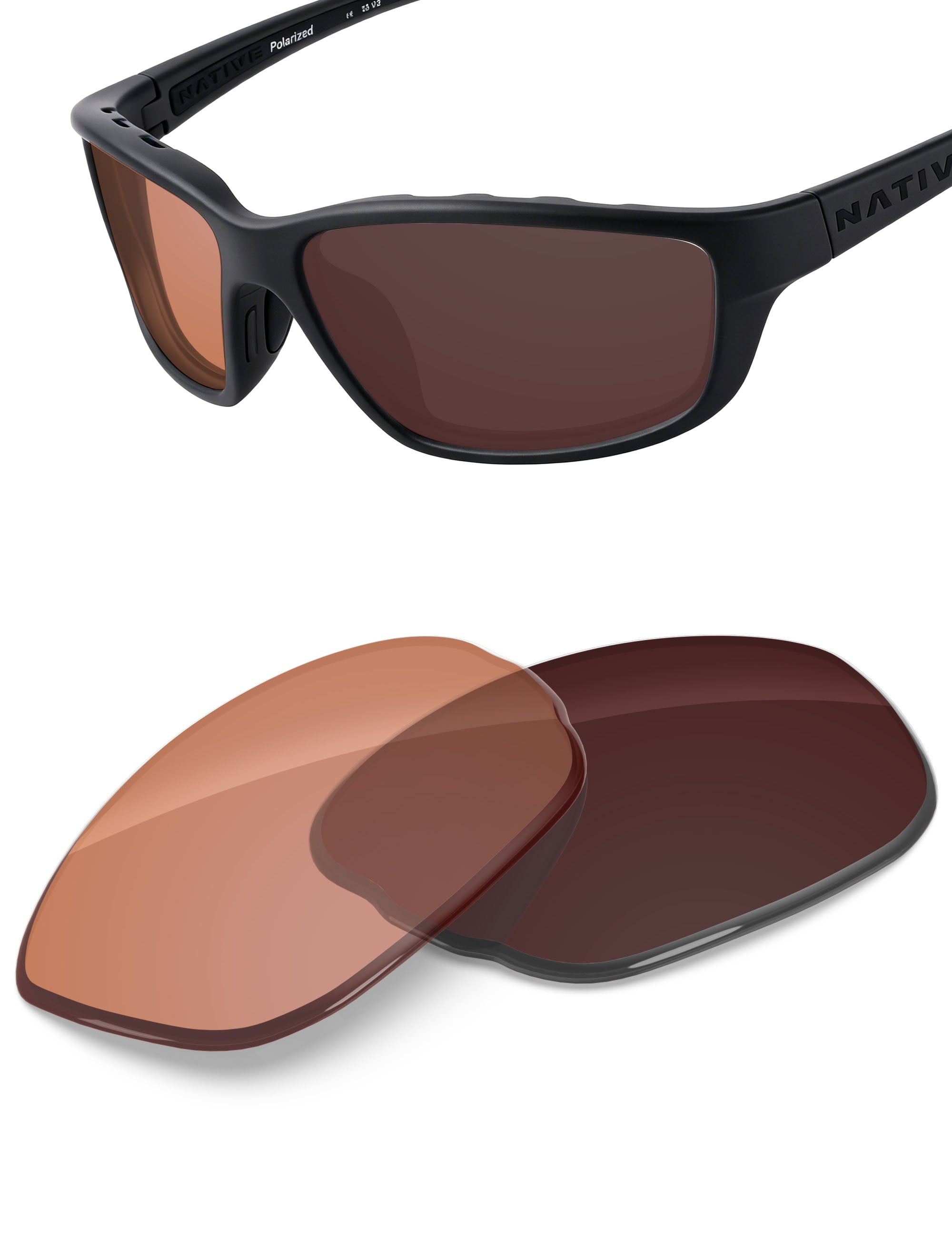 Orange Tint Photochromic-Non-Polarized