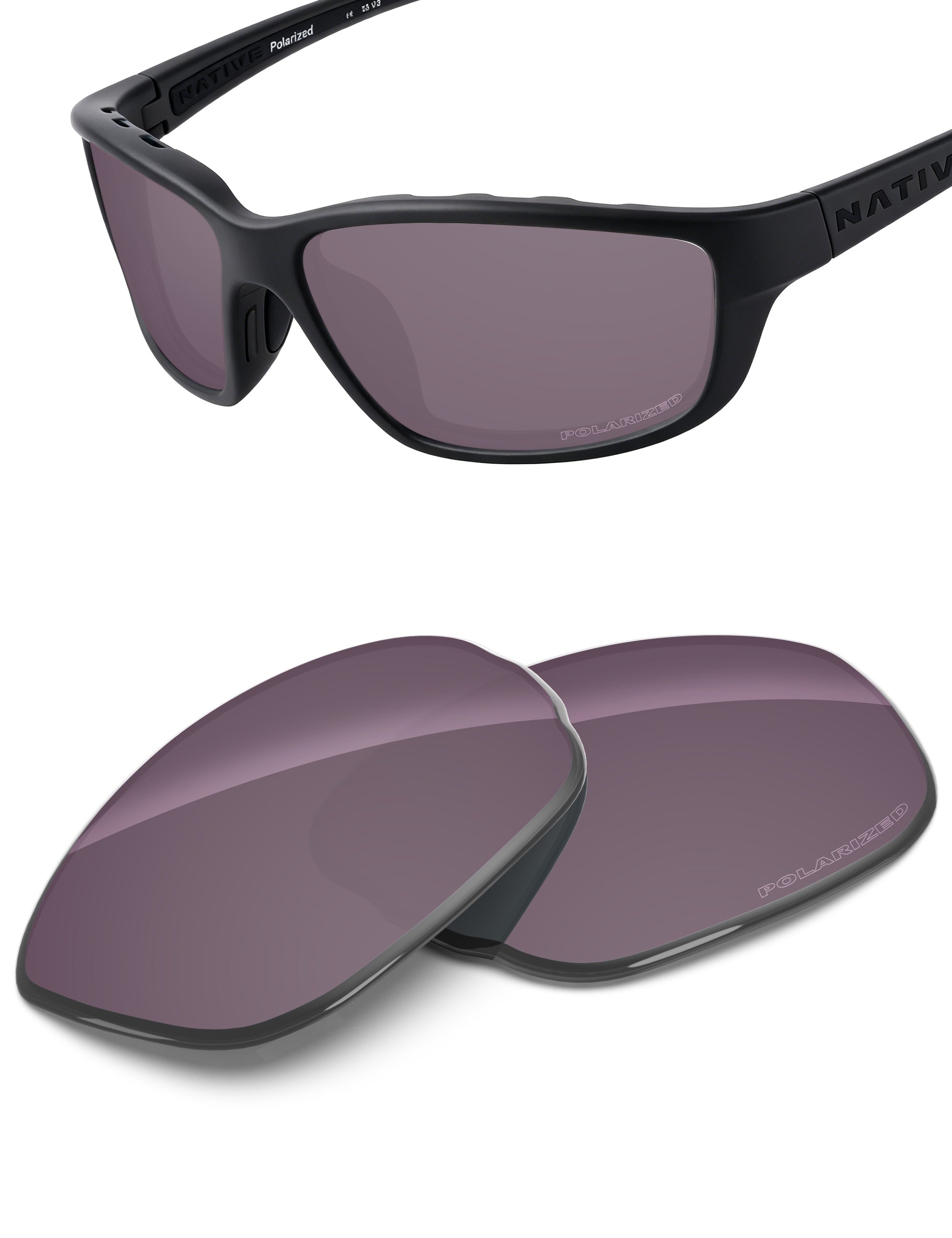 Gray Metallic FlashMirror™-Polarized