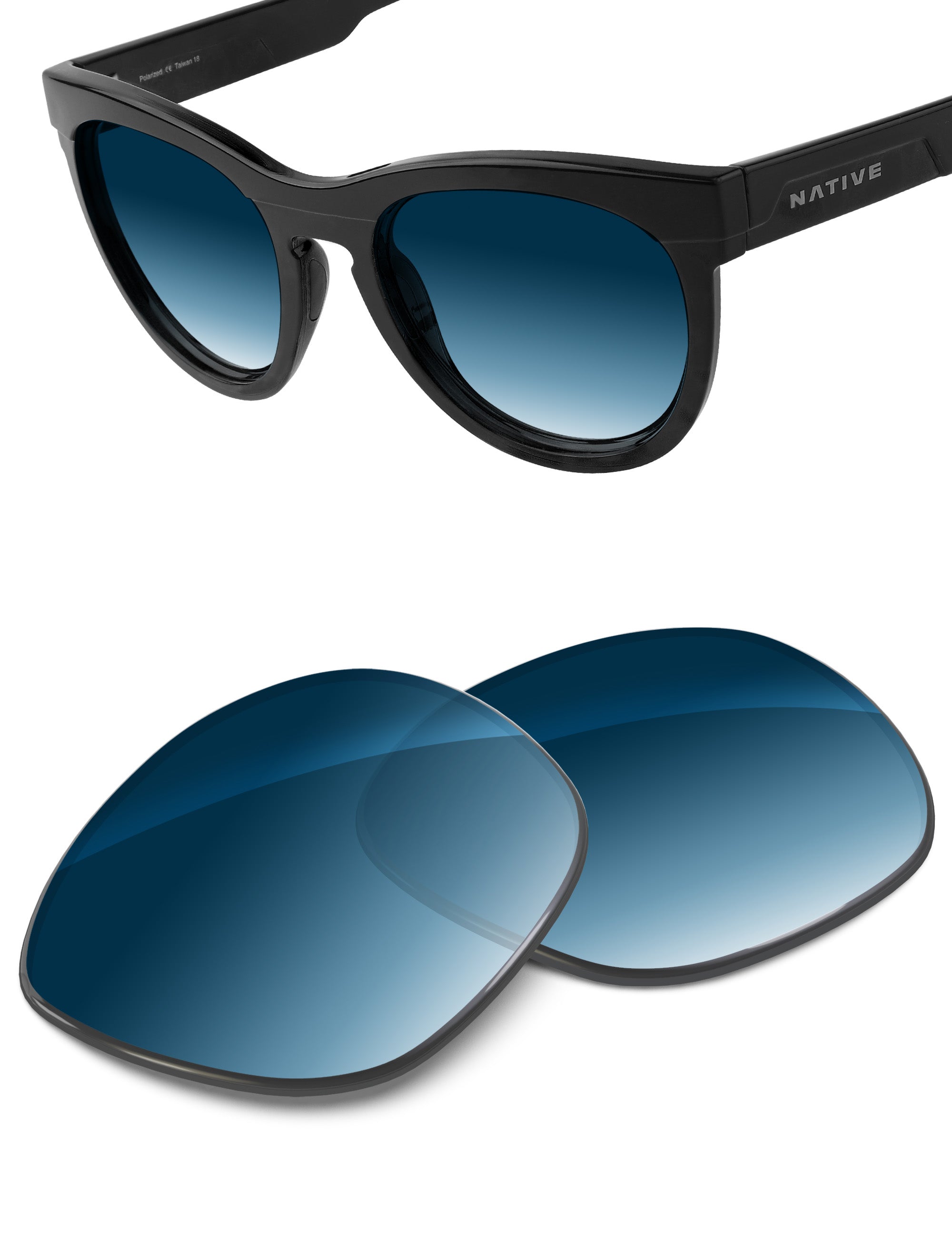 Blue Gradient-Non-Polarized