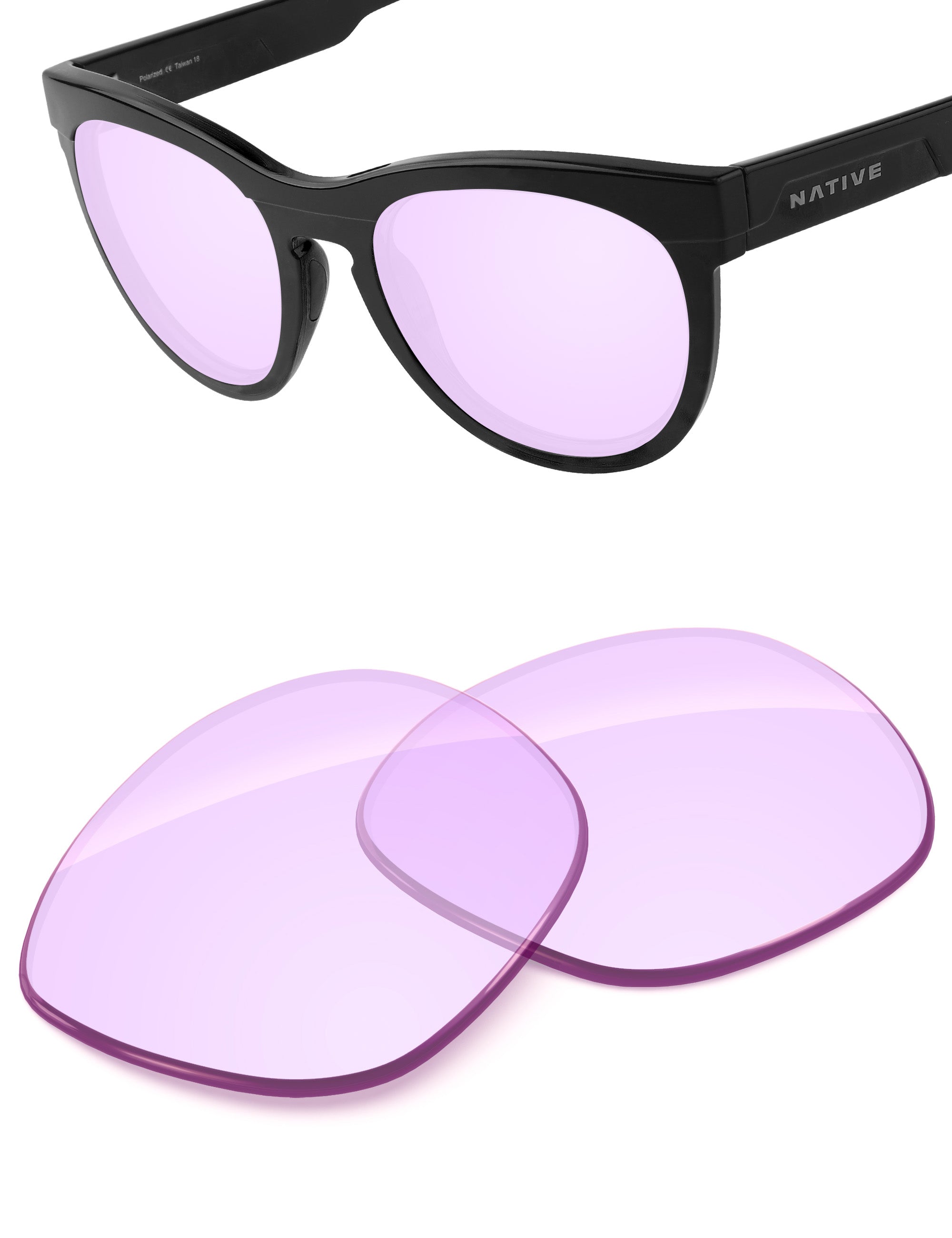 Low Light Pink-Non-Polarized