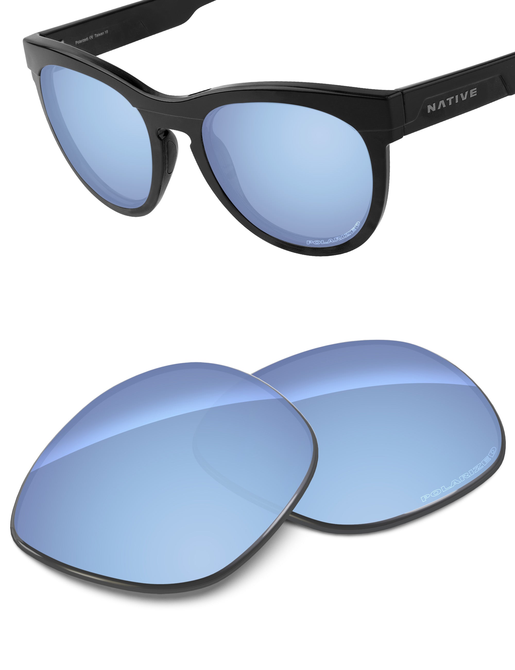 Aqua Blue FlashMirror™-Polarized
