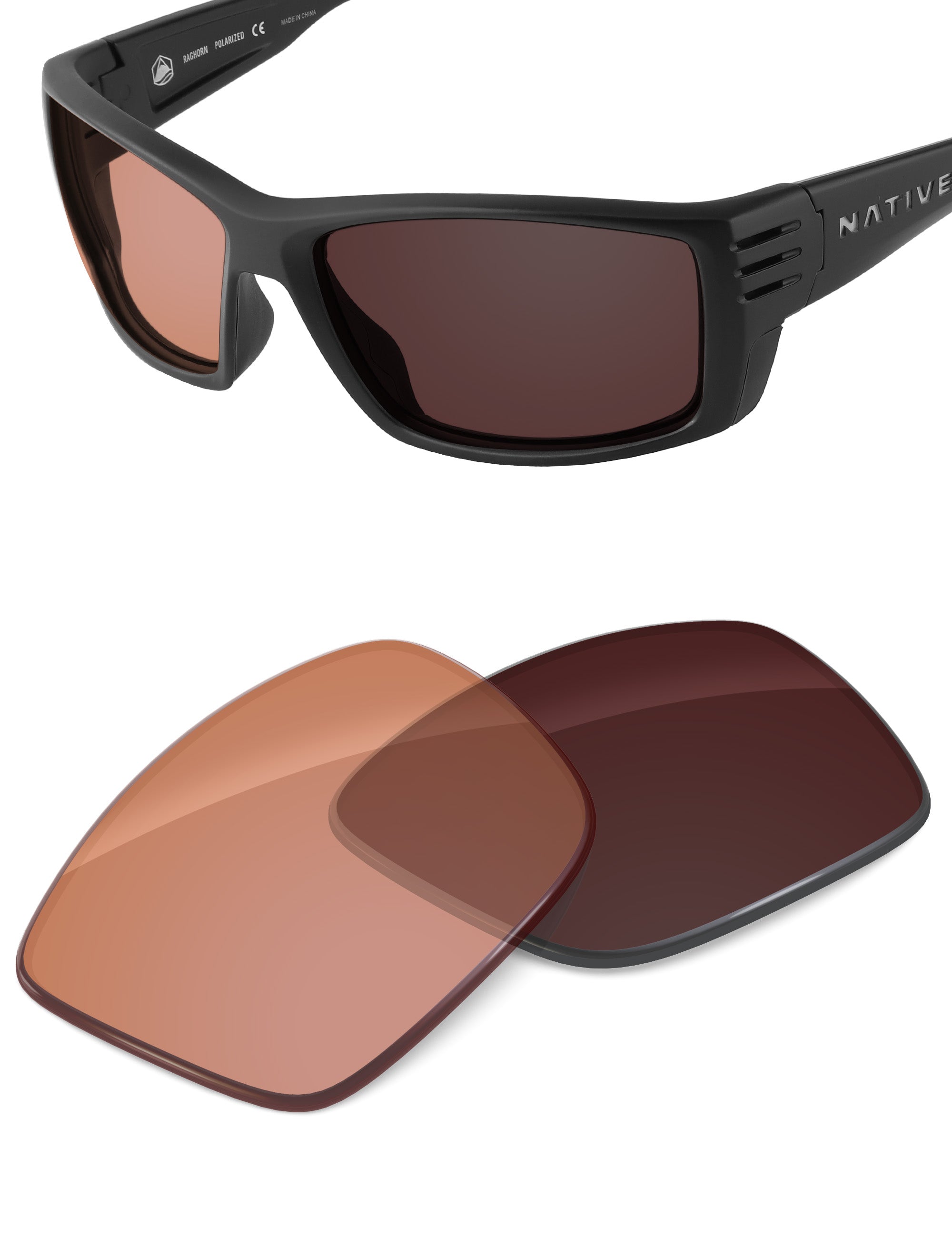 Orange Tint Photochromic-Non-Polarized