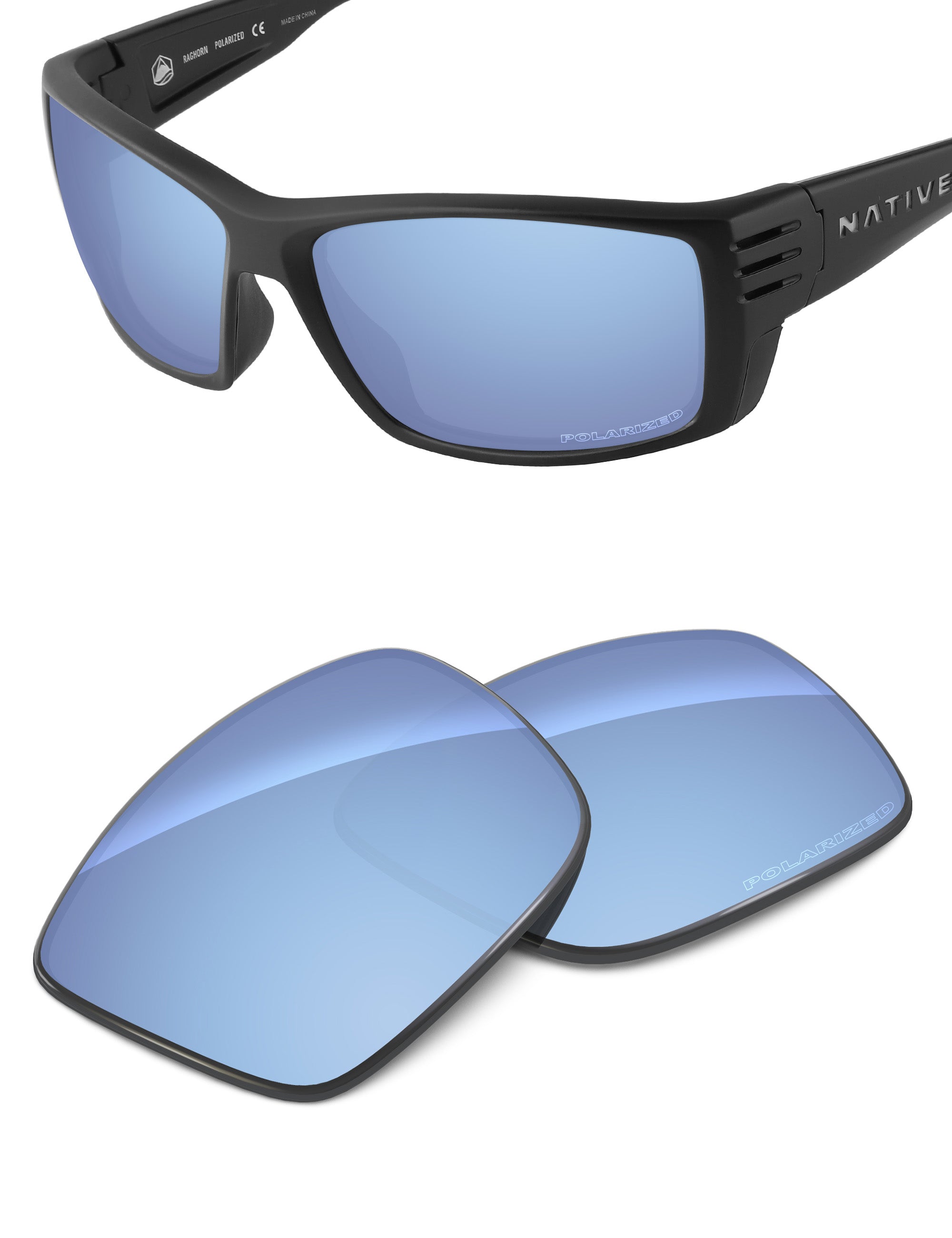 Aqua Blue FlashMirror™-Polarized