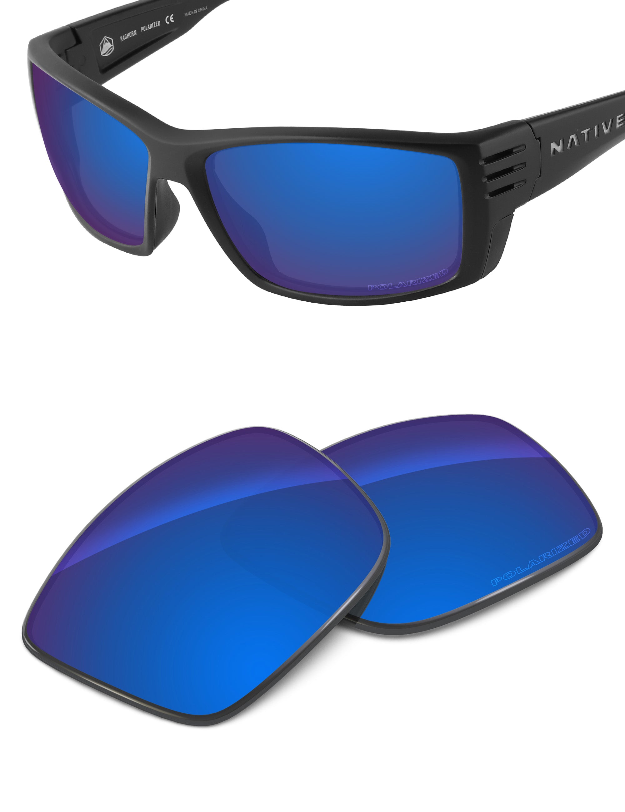 Sapphire Blue FlashMirror™-Polarized