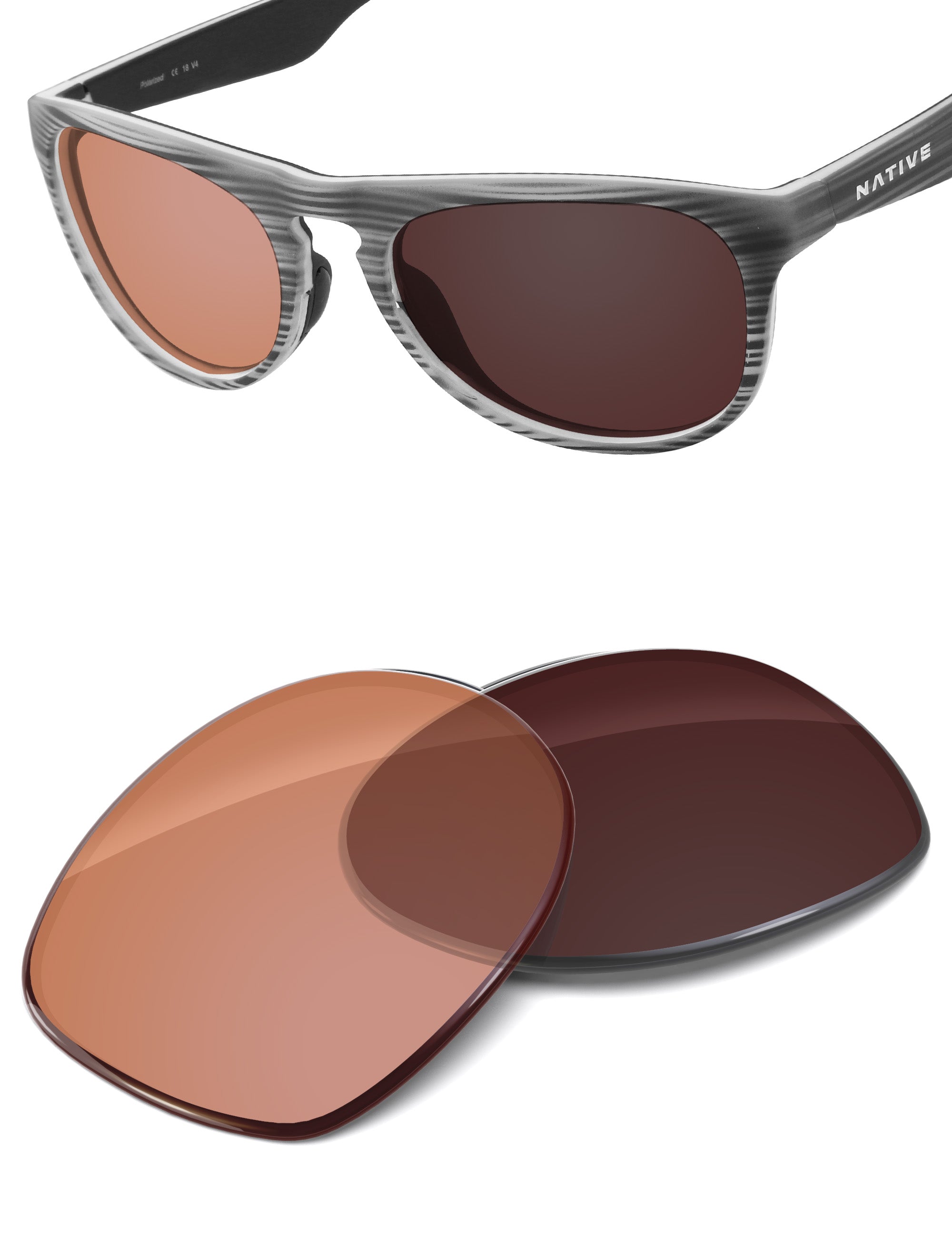 Orange Tint Photochromic-Non-Polarized