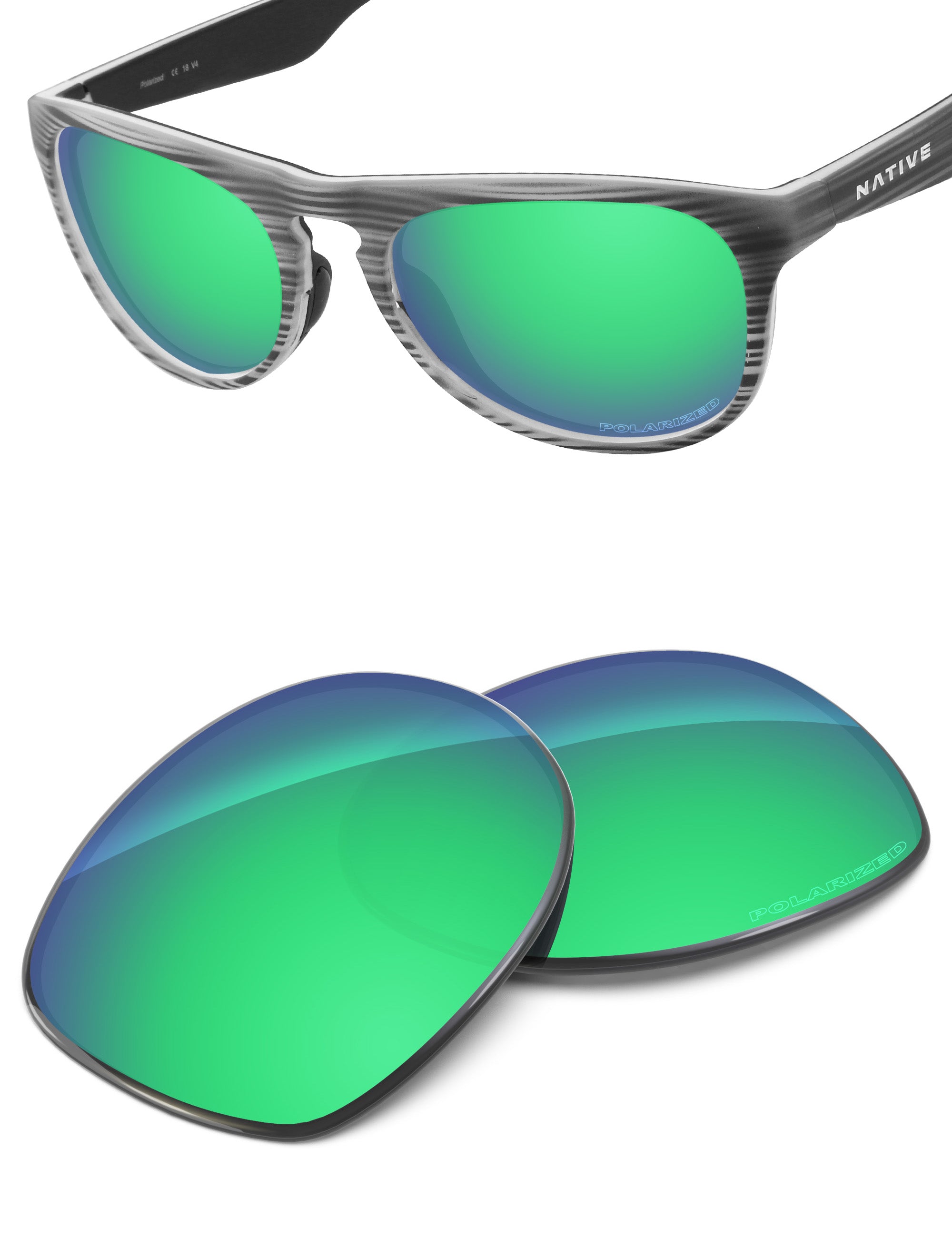 Emerald Green FlashMirror™-Polarized