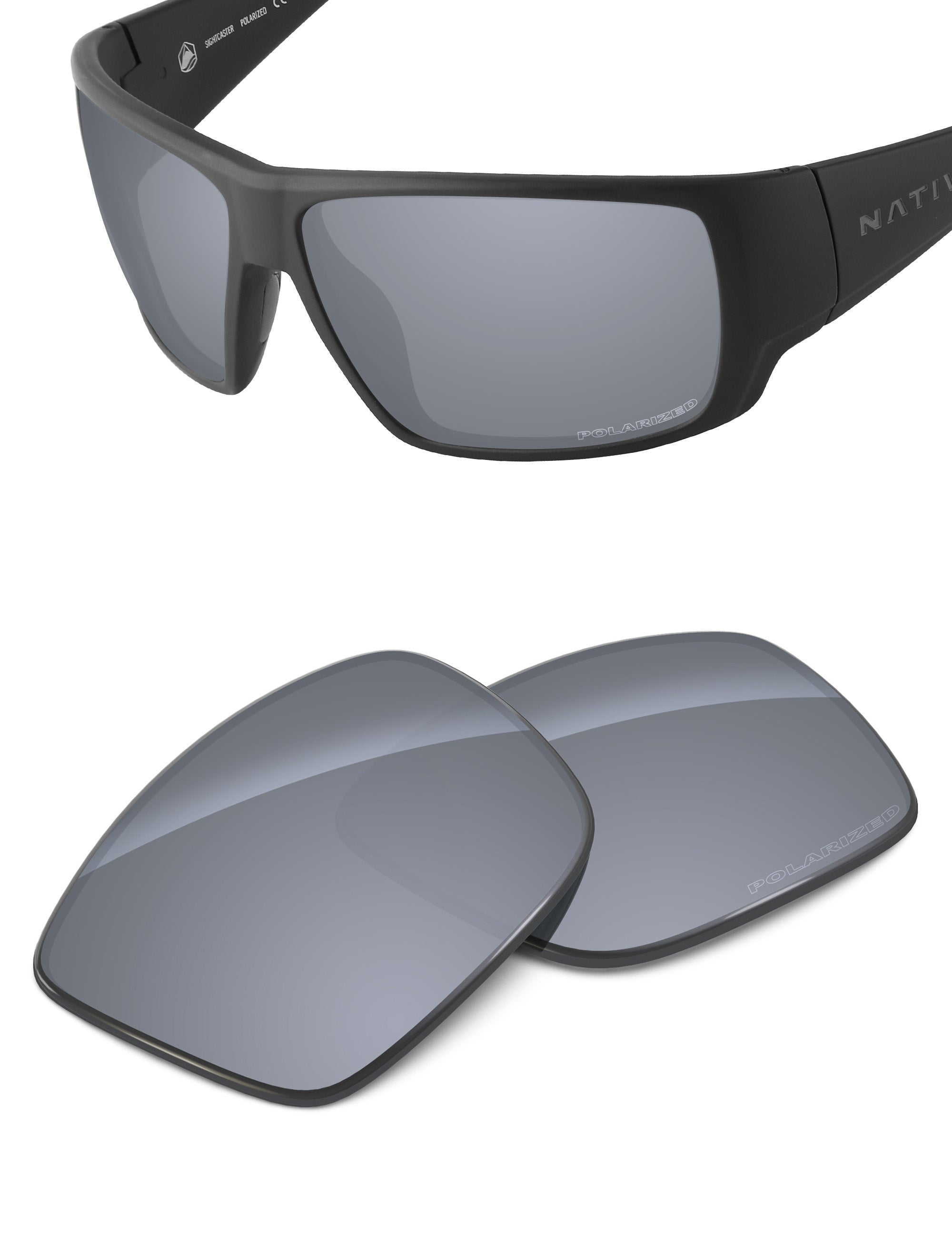 Silver Metallic FlashMirror™-Polarized