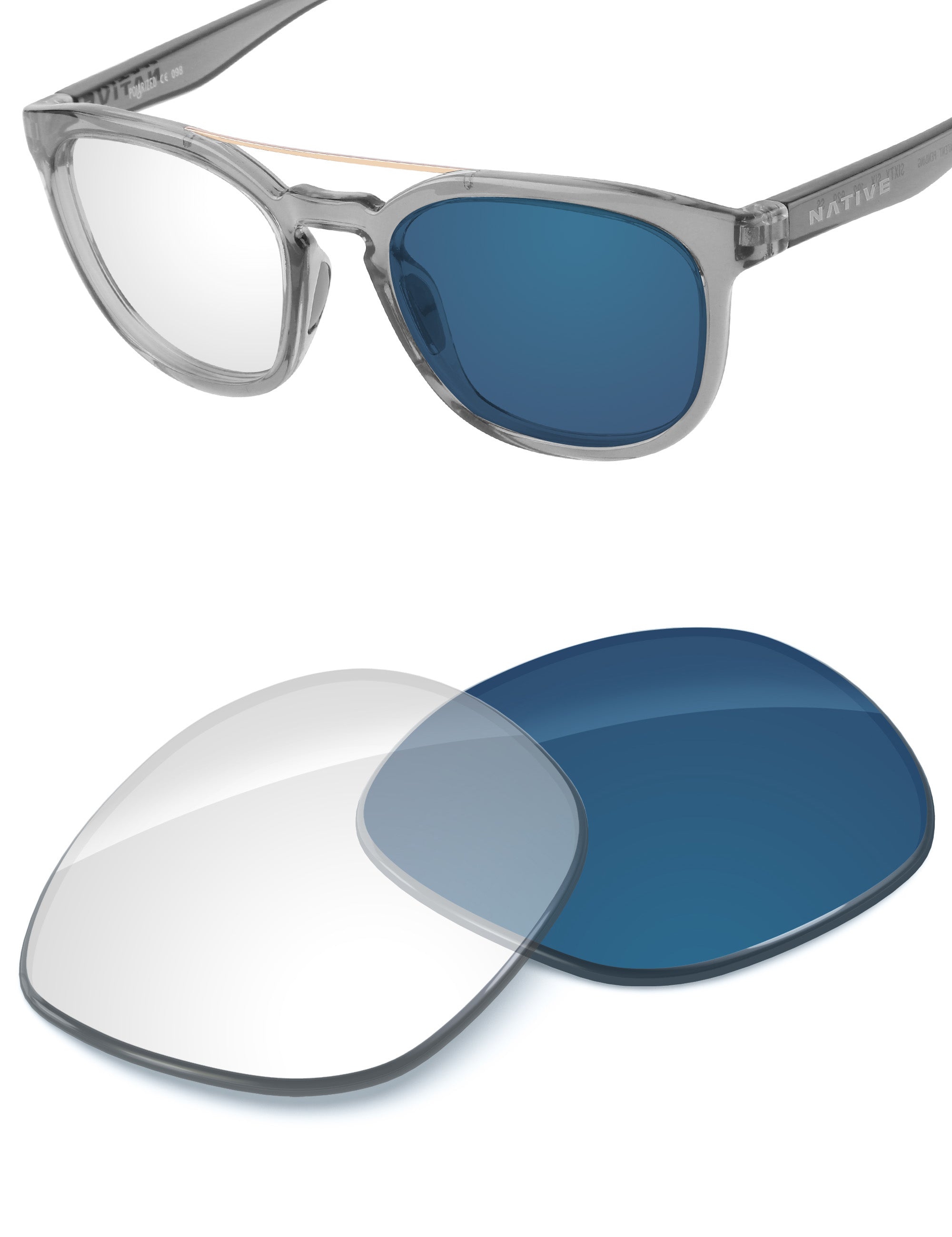 Adapt Blue Photochromic-Non-Polarized