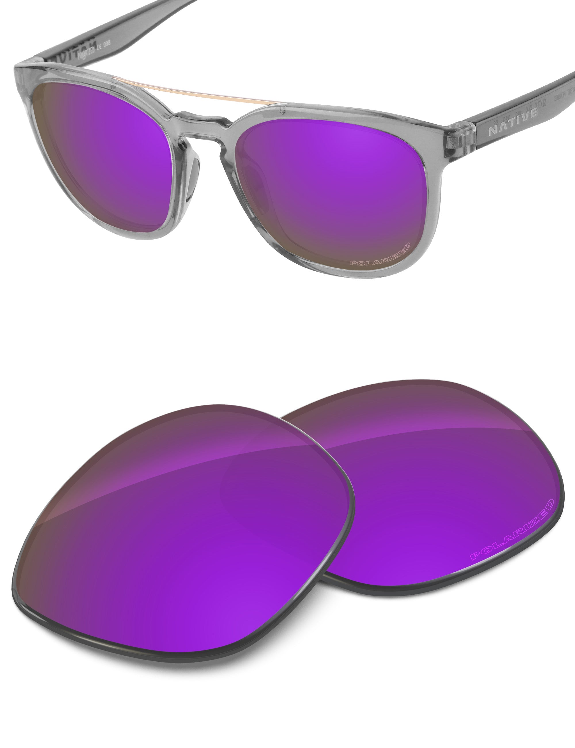 Plum Purple FlashMirror™-Polarized