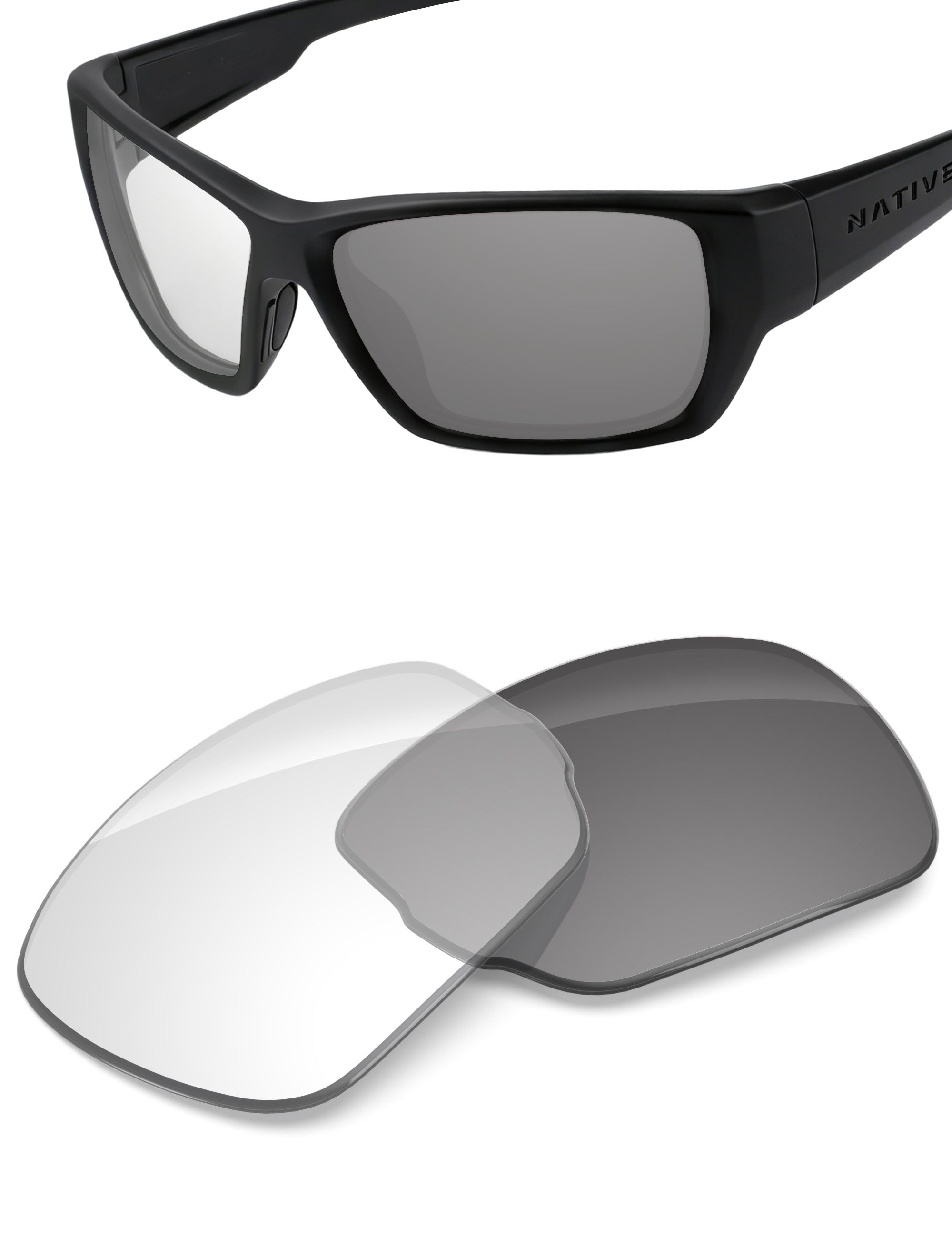 Adapt Gray Photochromic-Non-Polarized
