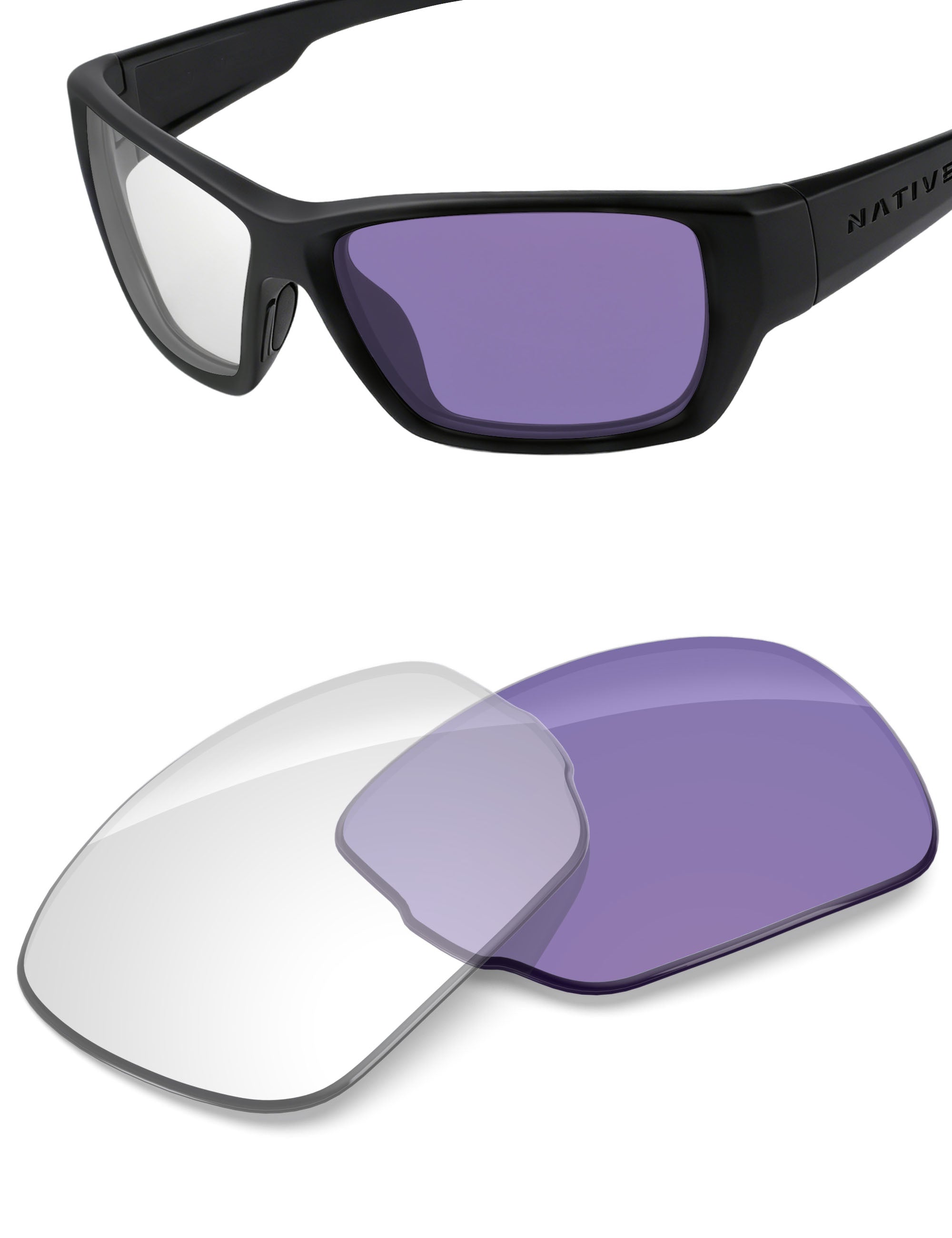 Adapt Purple Photochromic-Non-Polarized