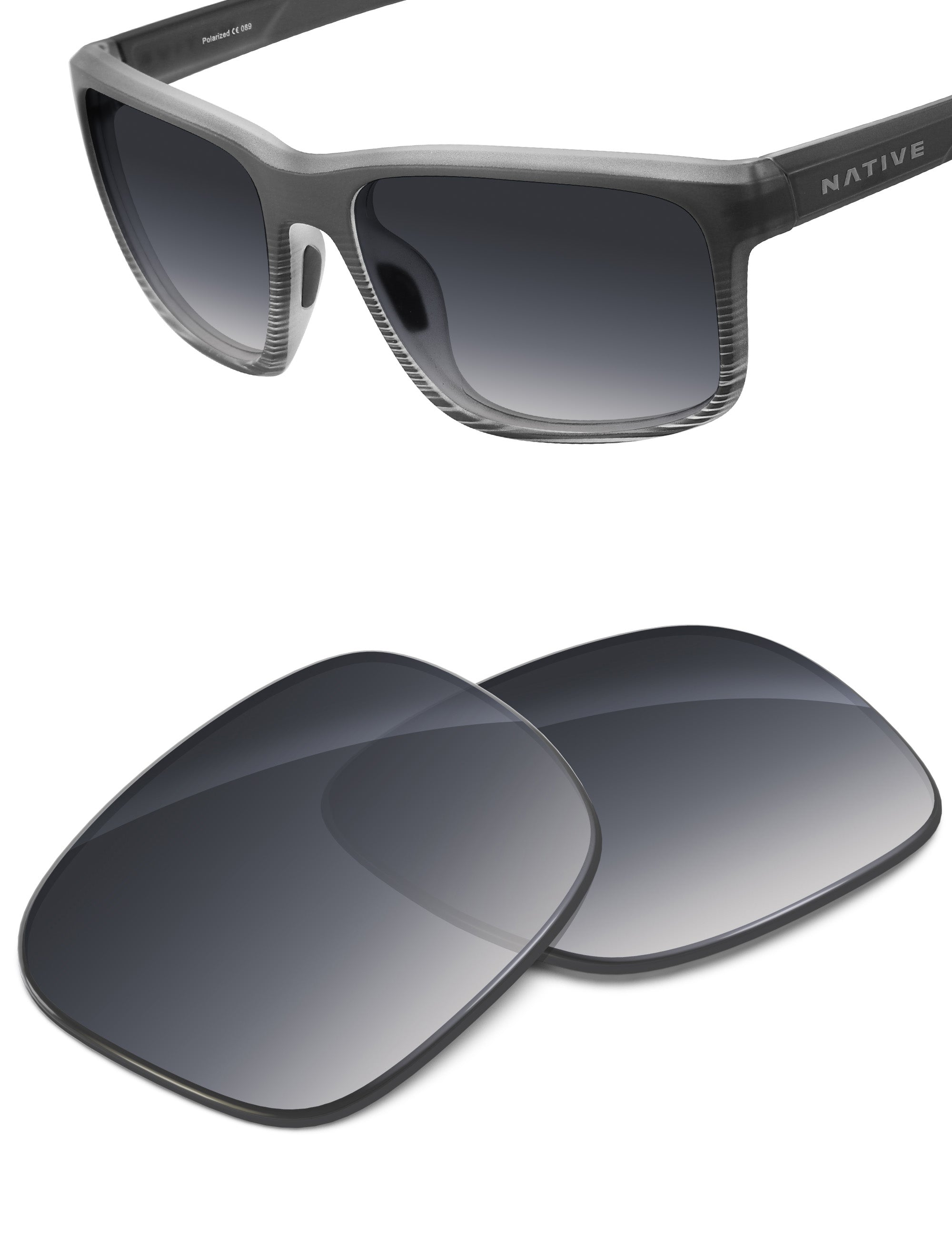 Gray Gradient-Non-Polarized