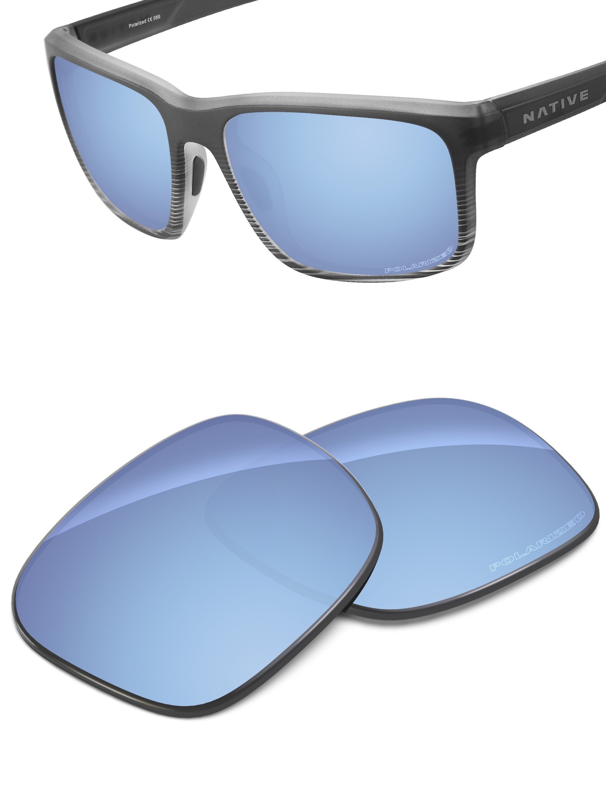 Aqua Blue FlashMirror™-Polarized