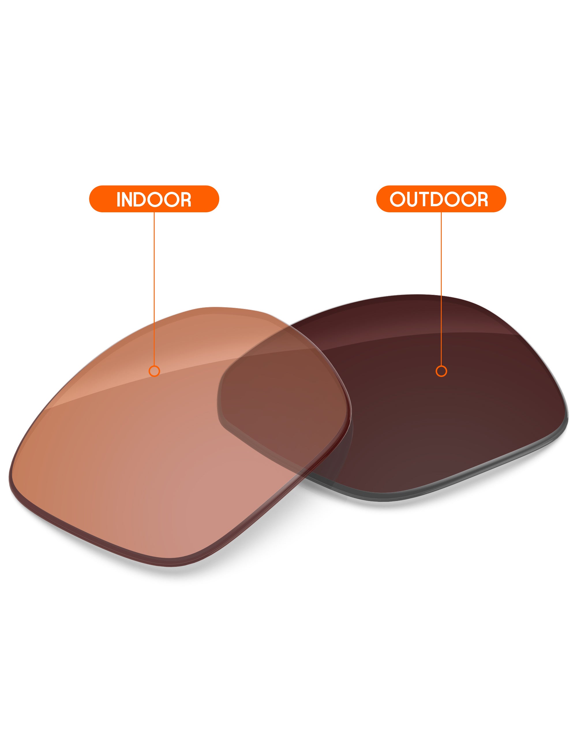 Orange Tint Photochromic-Non-Polarized