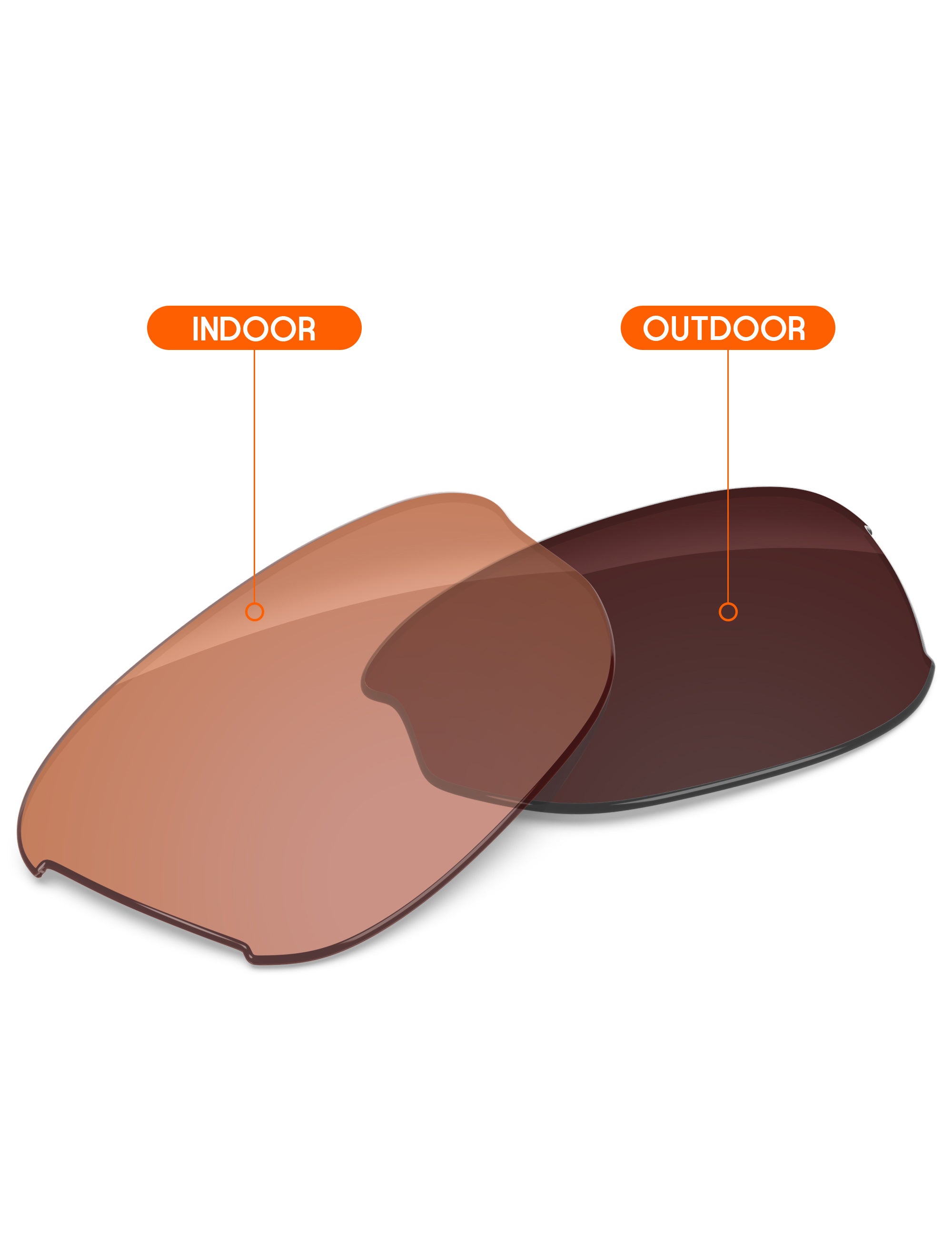 Orange Tint Photochromic-Non-Polarized