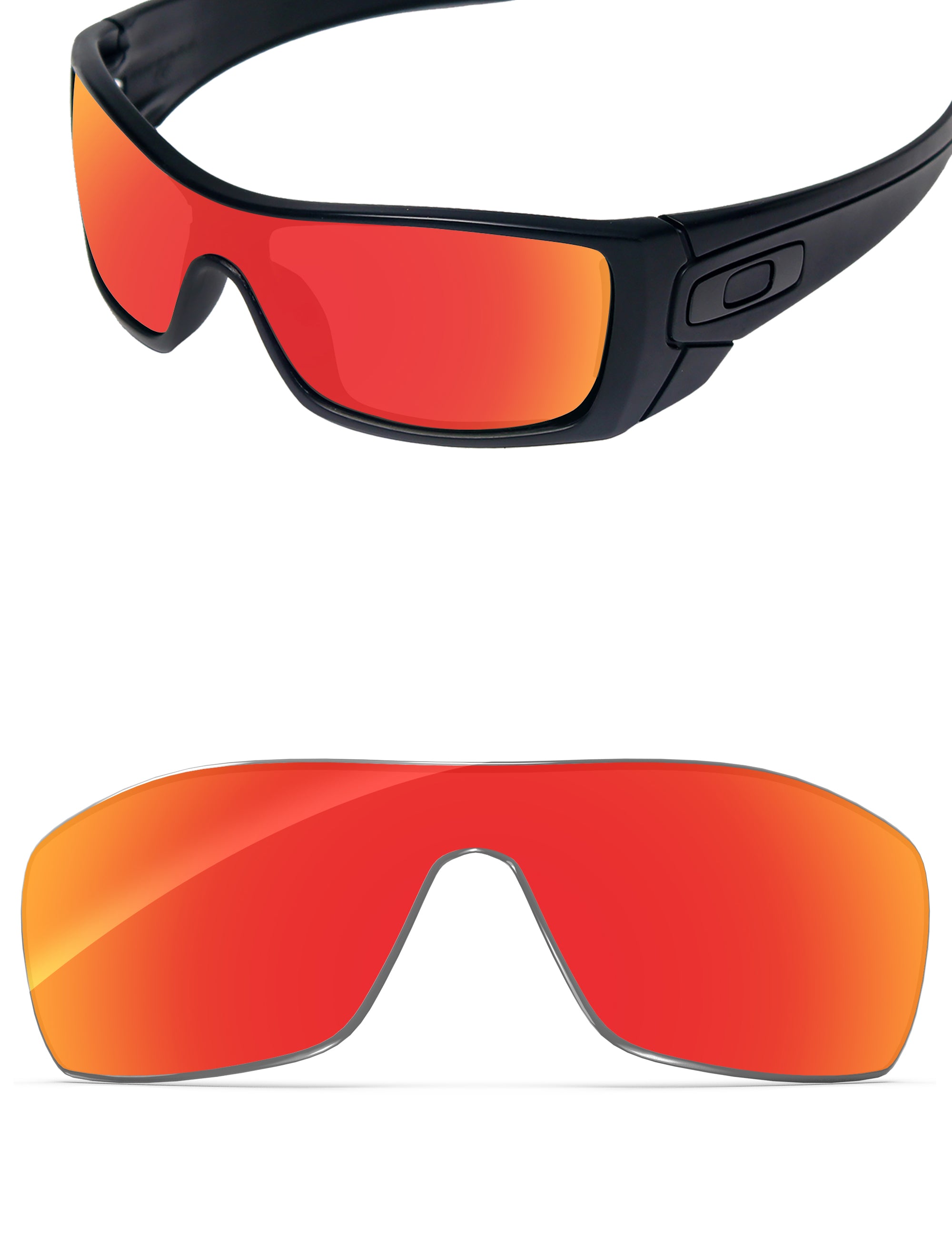 Fire Red FlashMirror™-Non-Polarized