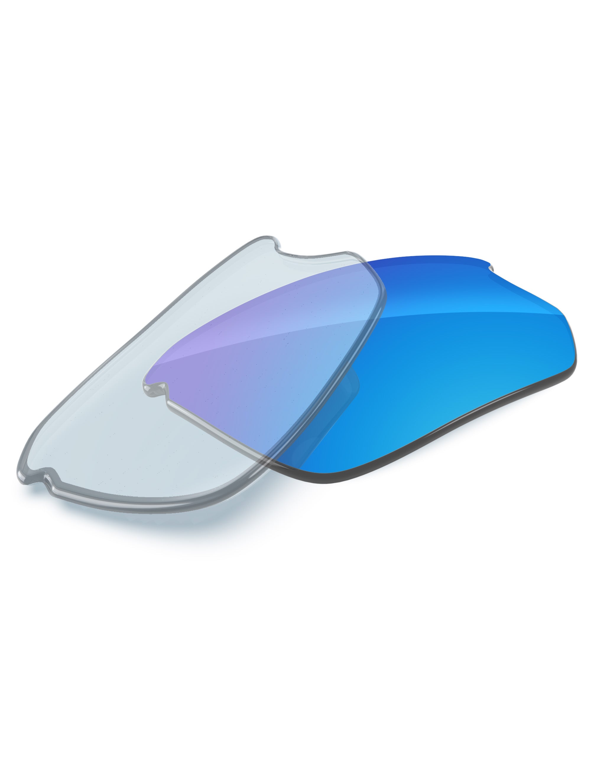 Sky Blue FlashMirror™ Photochromic-Non-Polarized