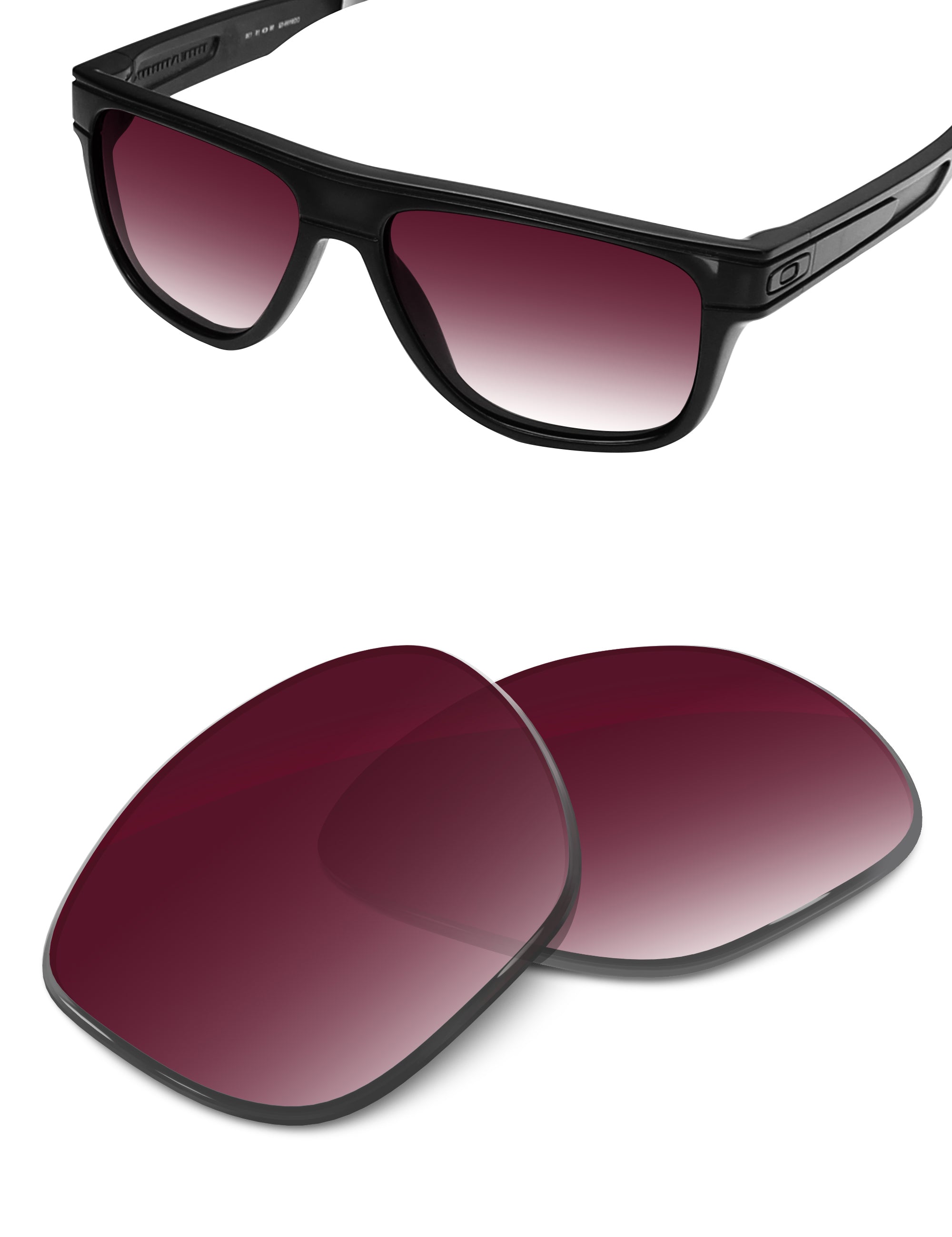 Wine Red Gradient-Non-Polarized