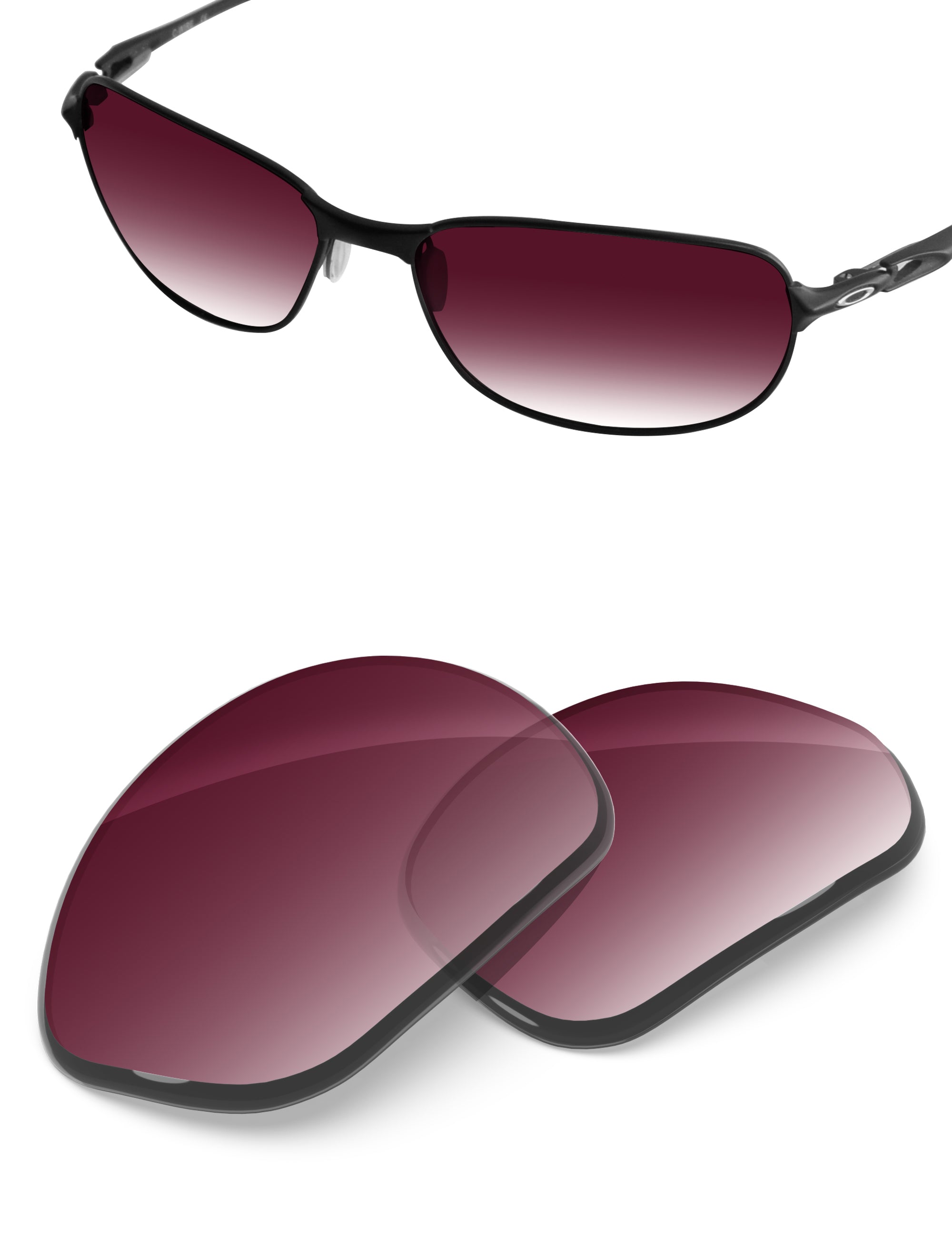 Wine Red Gradient-Non-Polarized