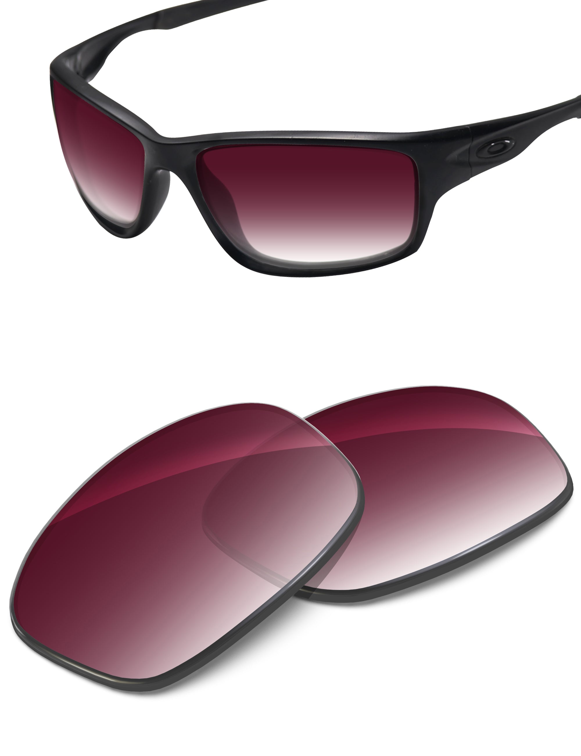 Wine Red Gradient-Non-Polarized