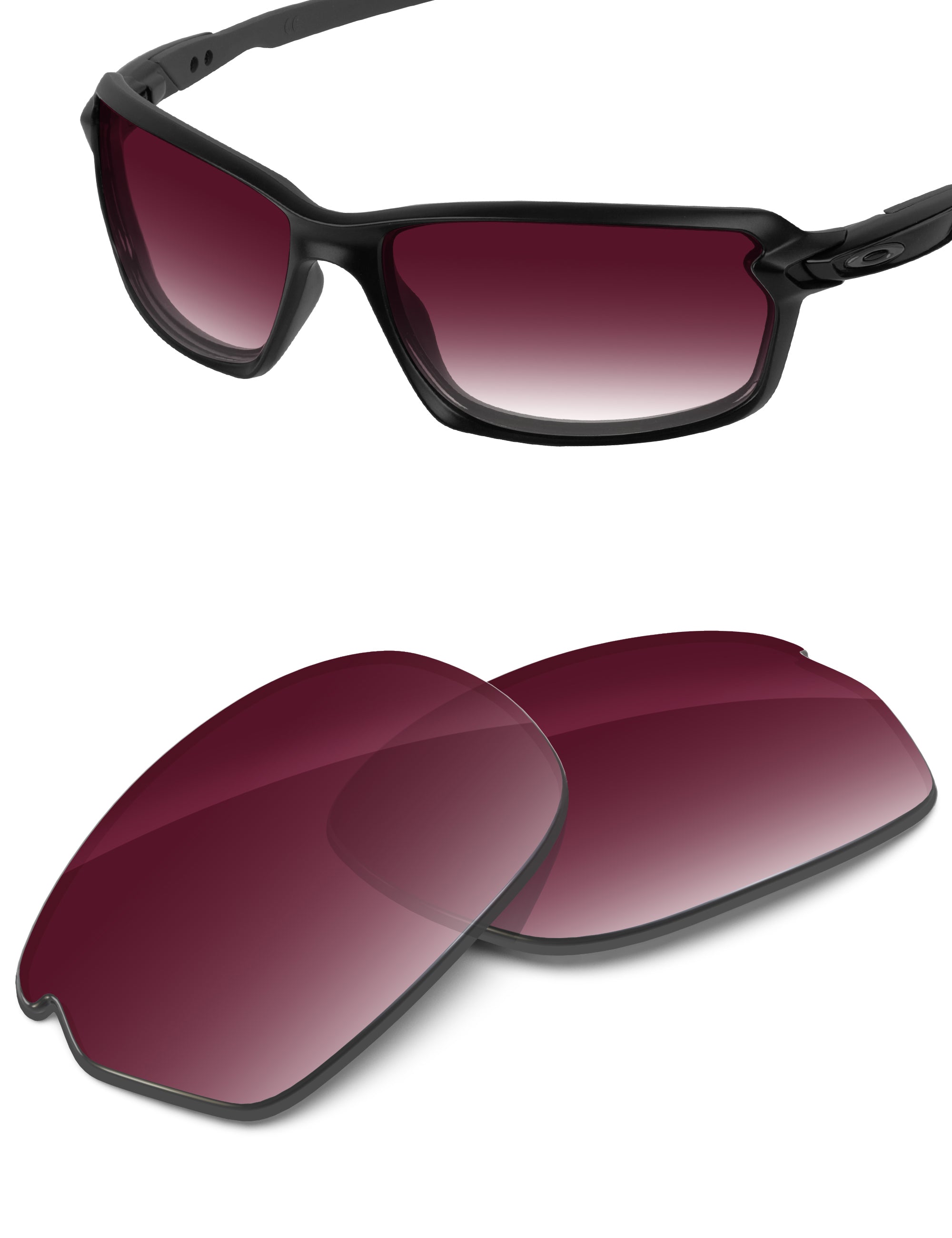 Wine Red Gradient-Non-Polarized