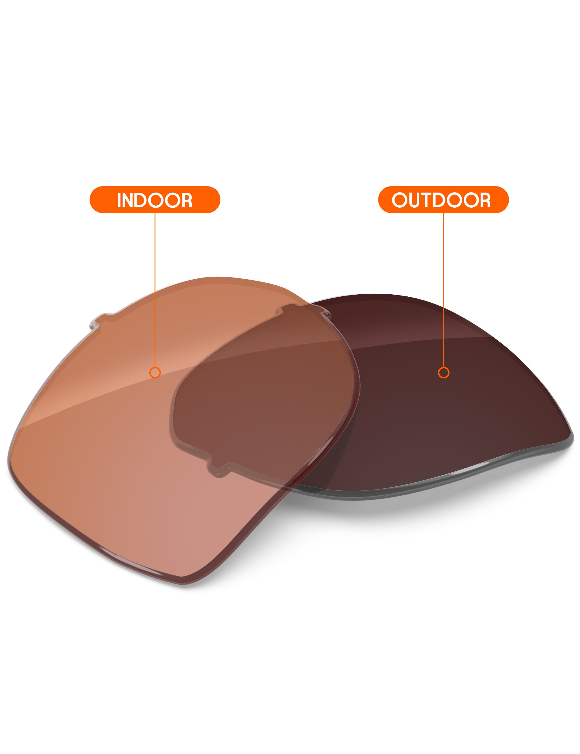 Orange Tint Photochromic-Non-Polarized